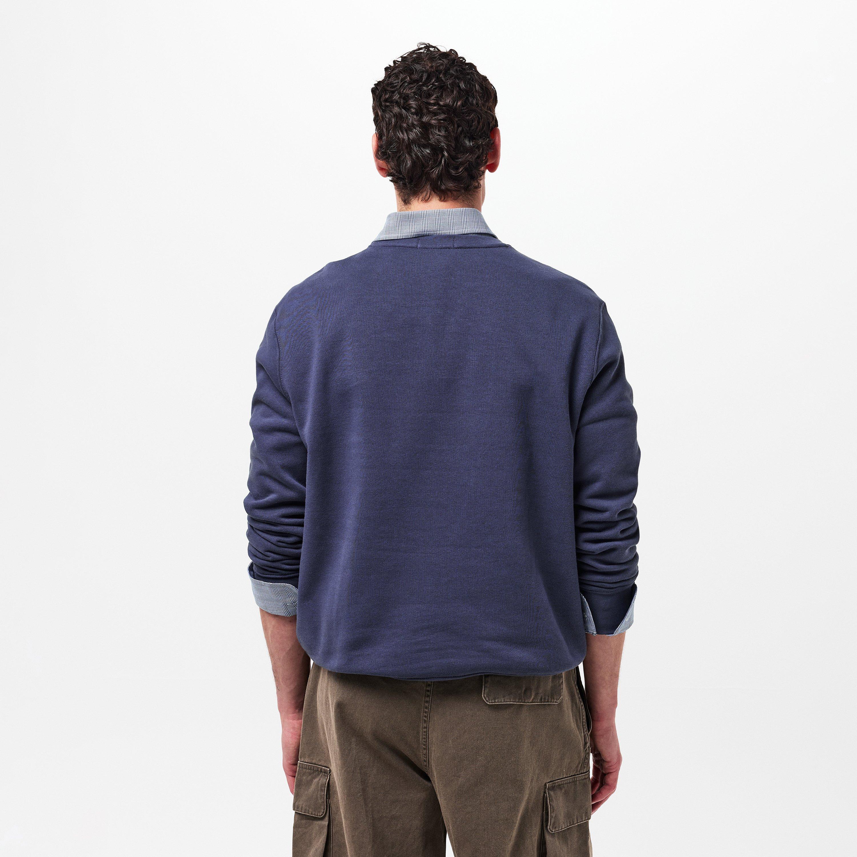 Faded Blue Bear - Polo Ralph Lauren - Men's Bear Crew Sweatshirt - 4