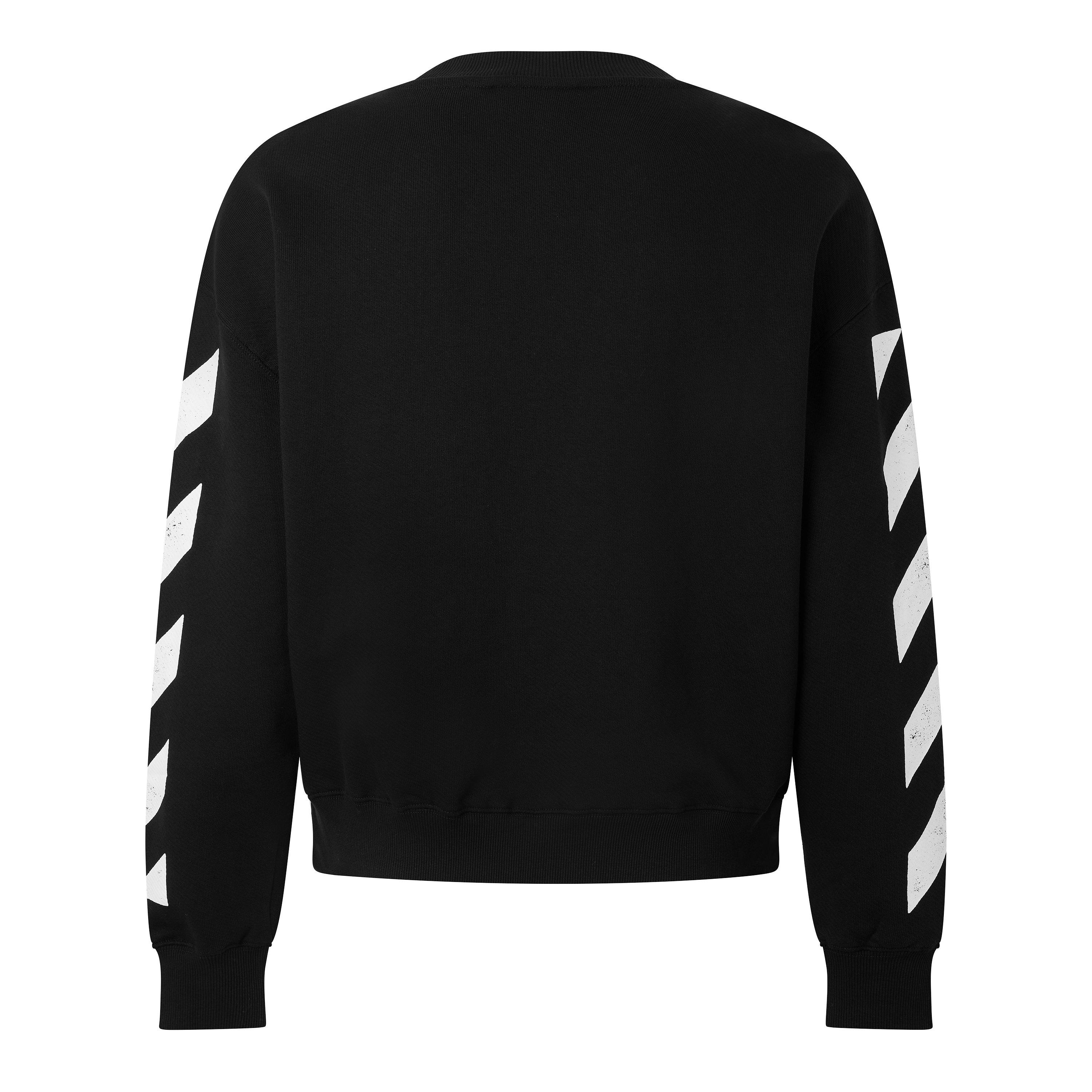 Negro 001 - L AB Off White - L/AB Off Diag Sweat Sn73 - 2