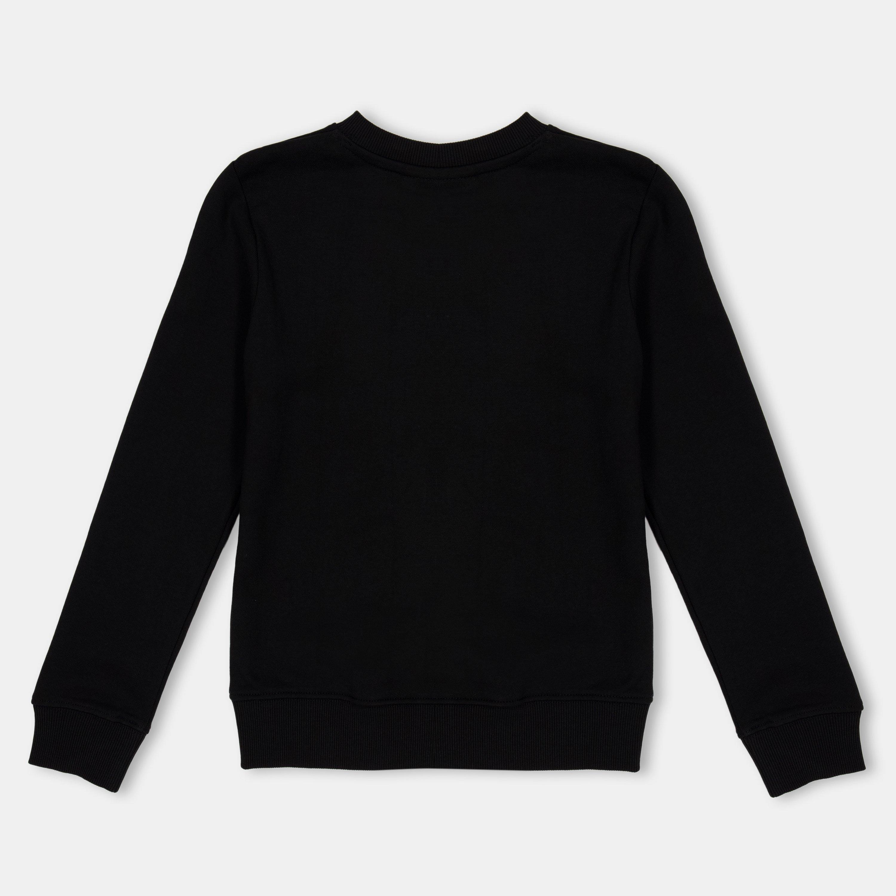 CK Black BEH - Calvin Klein Jeans - Kids' Side Logo Crew Sweatshirt - 2
