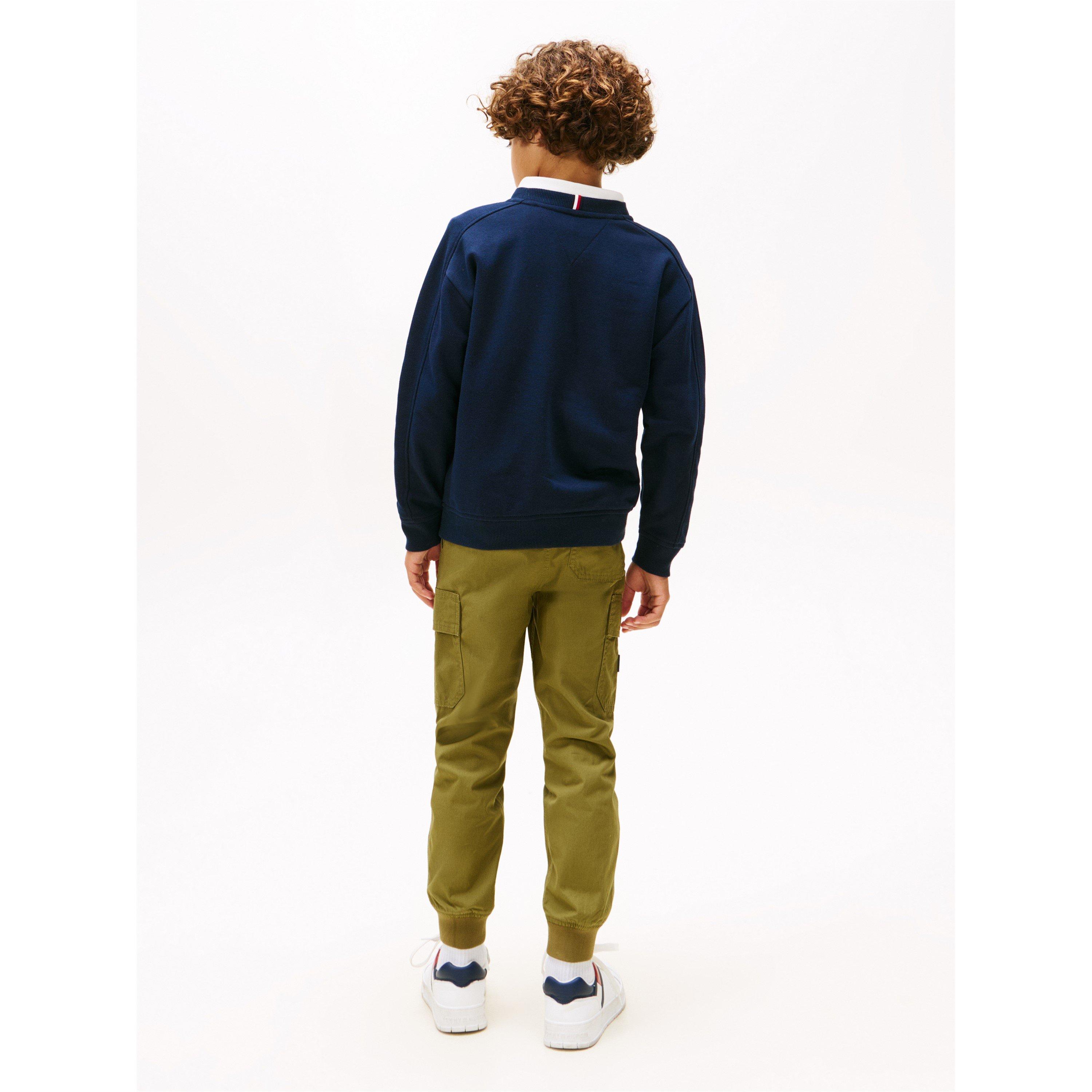 Night Navy C1G - Tommy Hilfiger - Kids' Varsity Crew Sweatshirt - 5