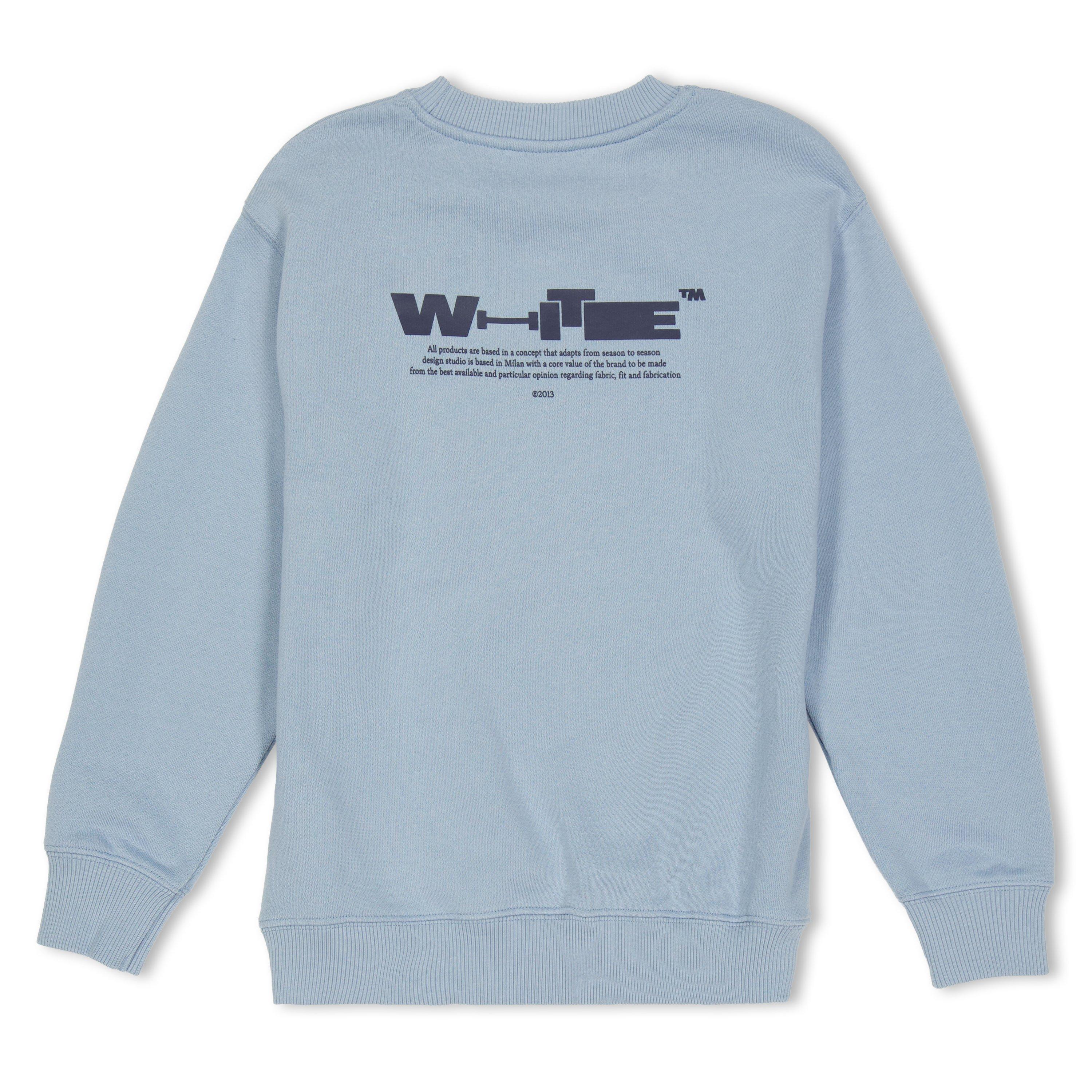 Blue 451 - Off White - Off Logo Crew Jn61 - 2