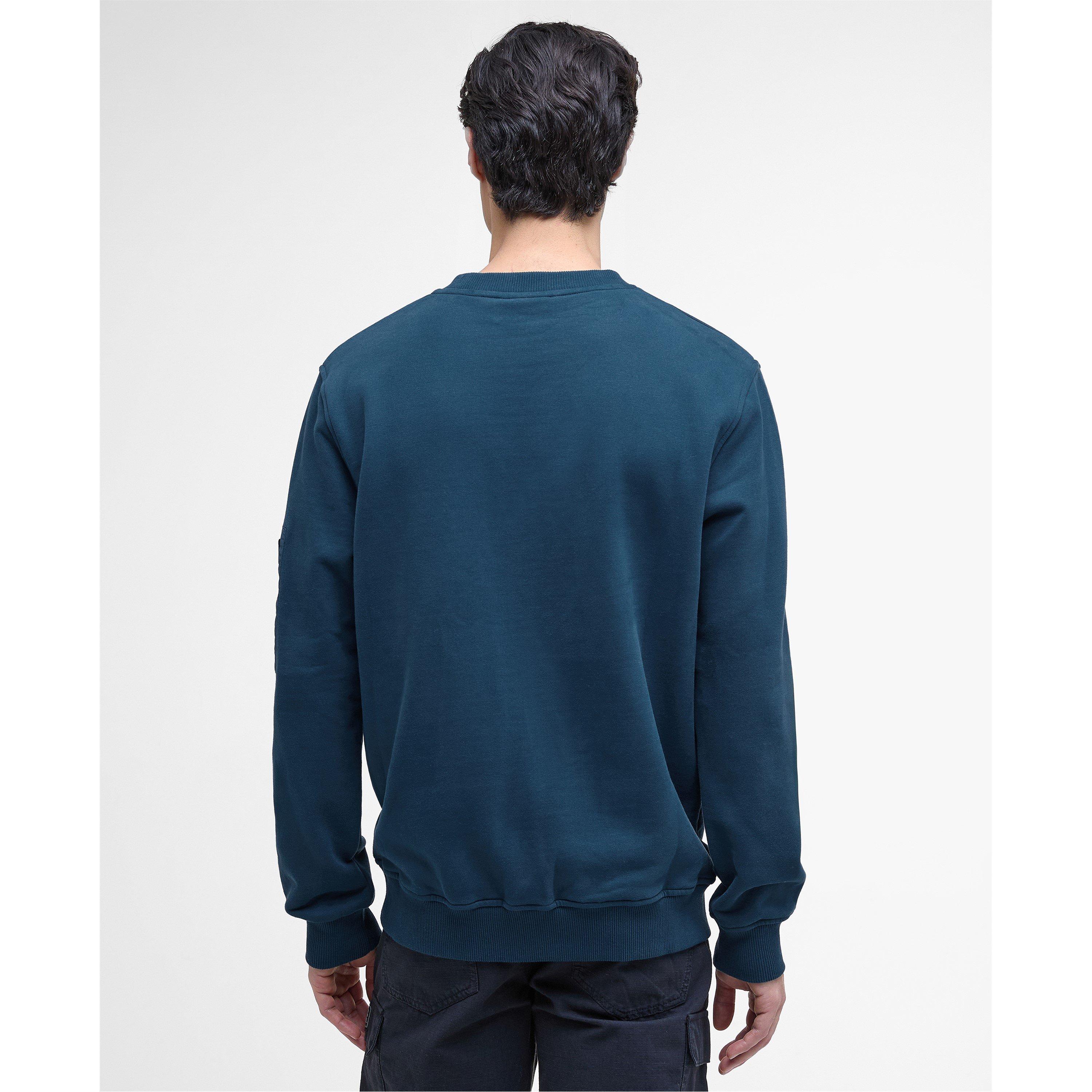 Shaded Emerald - Barbour International - Grip Crew Neck Sweater - 3