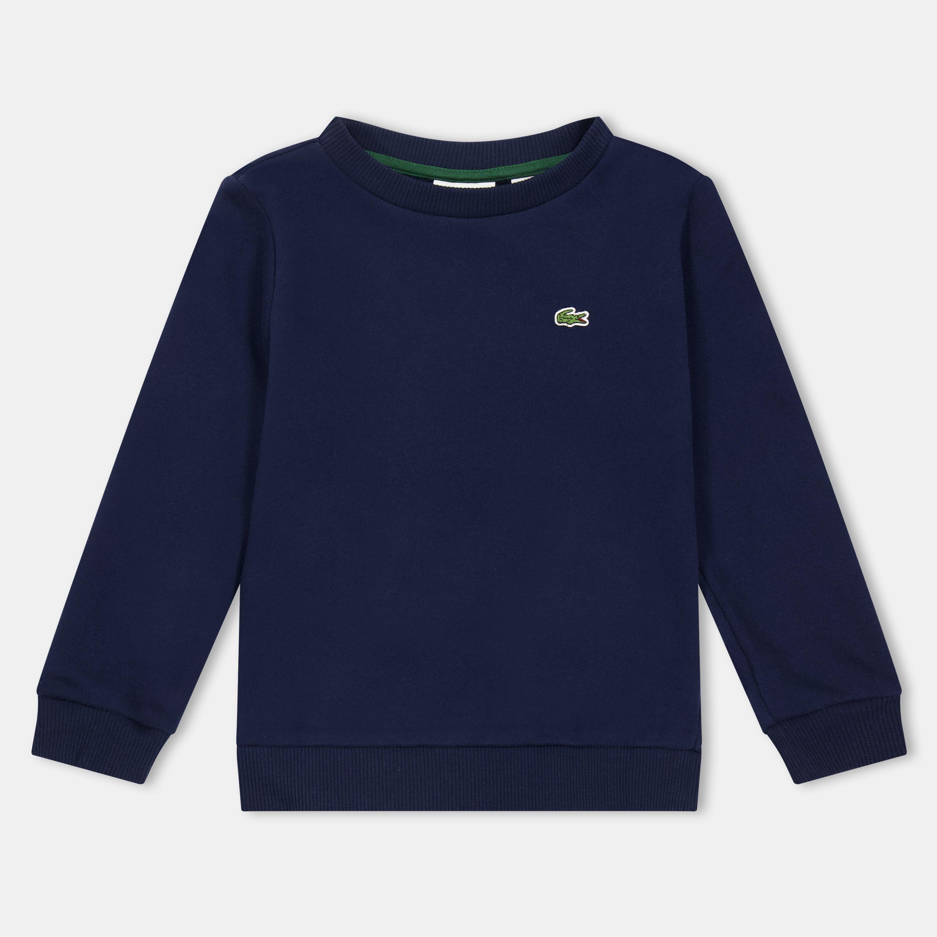 Lacoste Kids' Logo Crew Sweatshirt - Marine Blue UGW - 8 Years