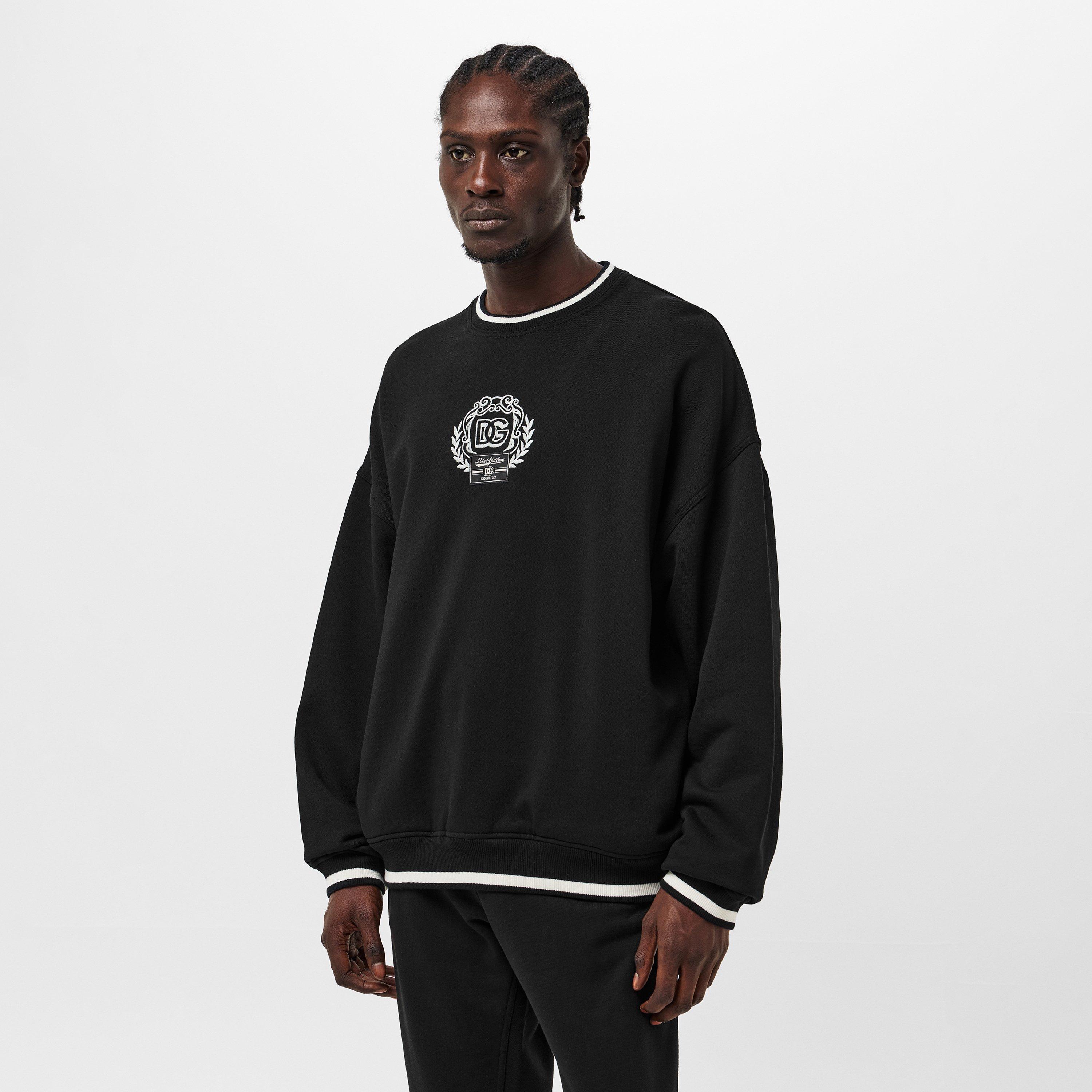 N0000 Nero - Dolce and Gabbana - Men's Crew Neck Crew Sweatshirt - 3