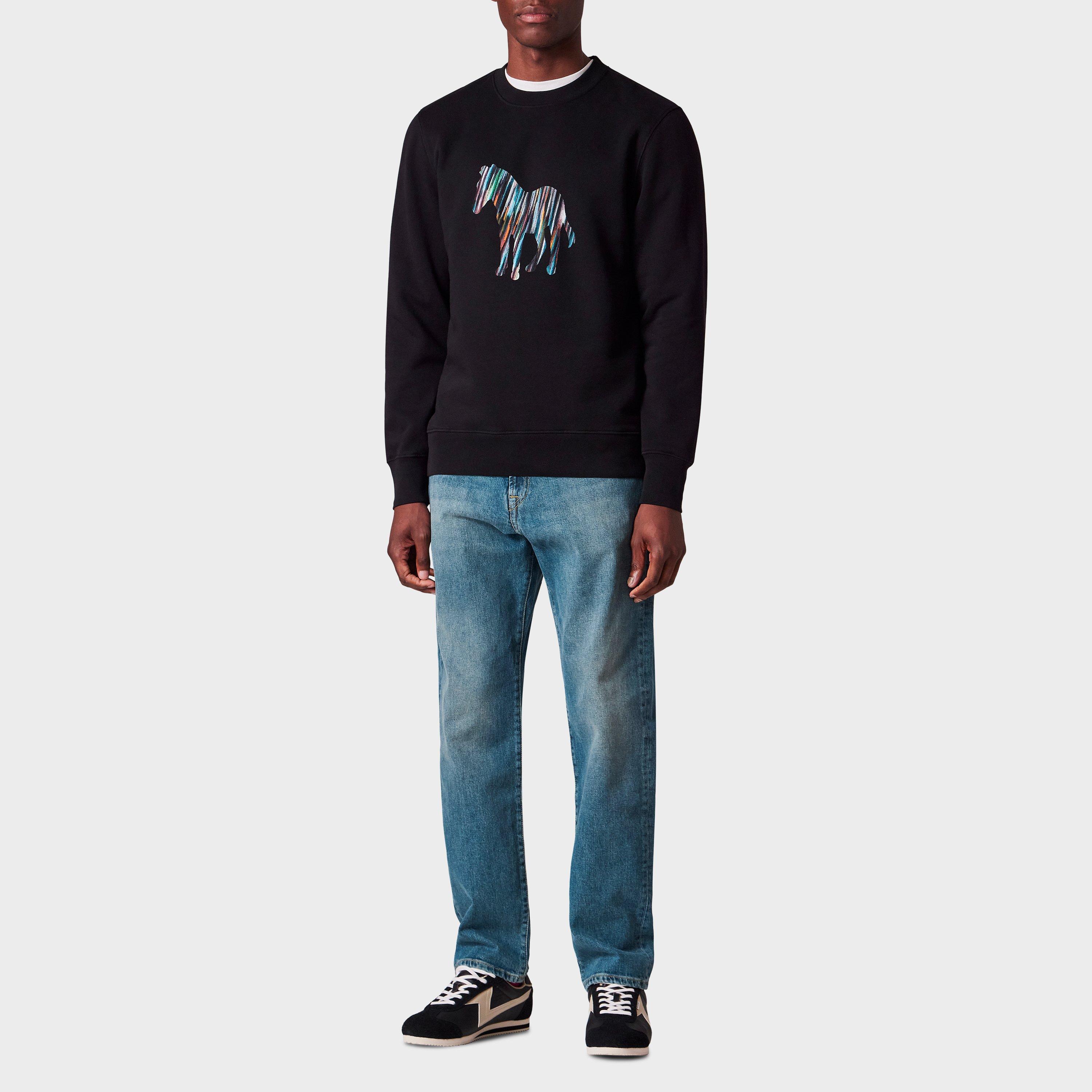 Black 79 - PS Paul Smith - Men's Zebra Crew Sweatshirt - 3