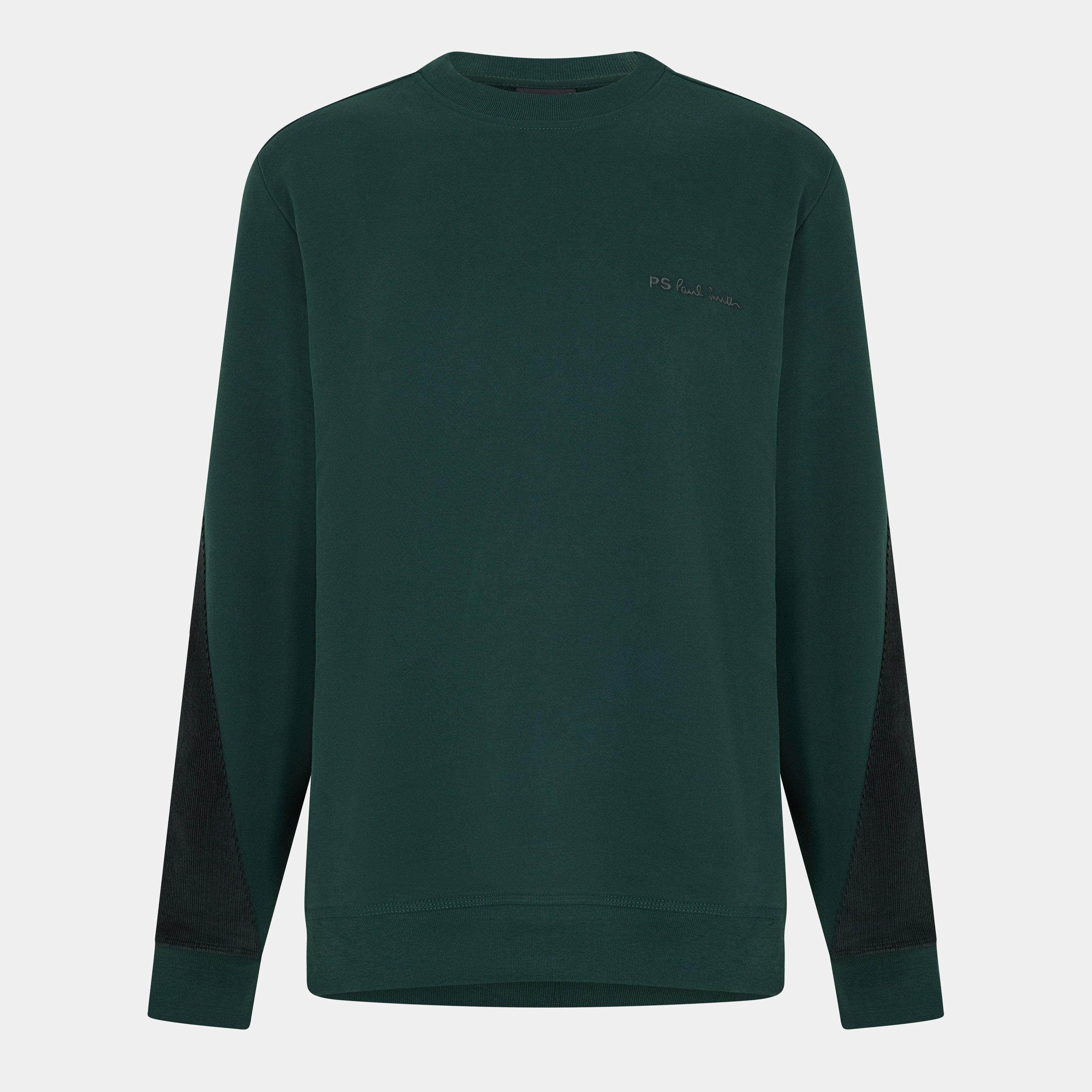 Green 38 - PS Paul Smith - Men's Cord Crew Sweatshirt - 1