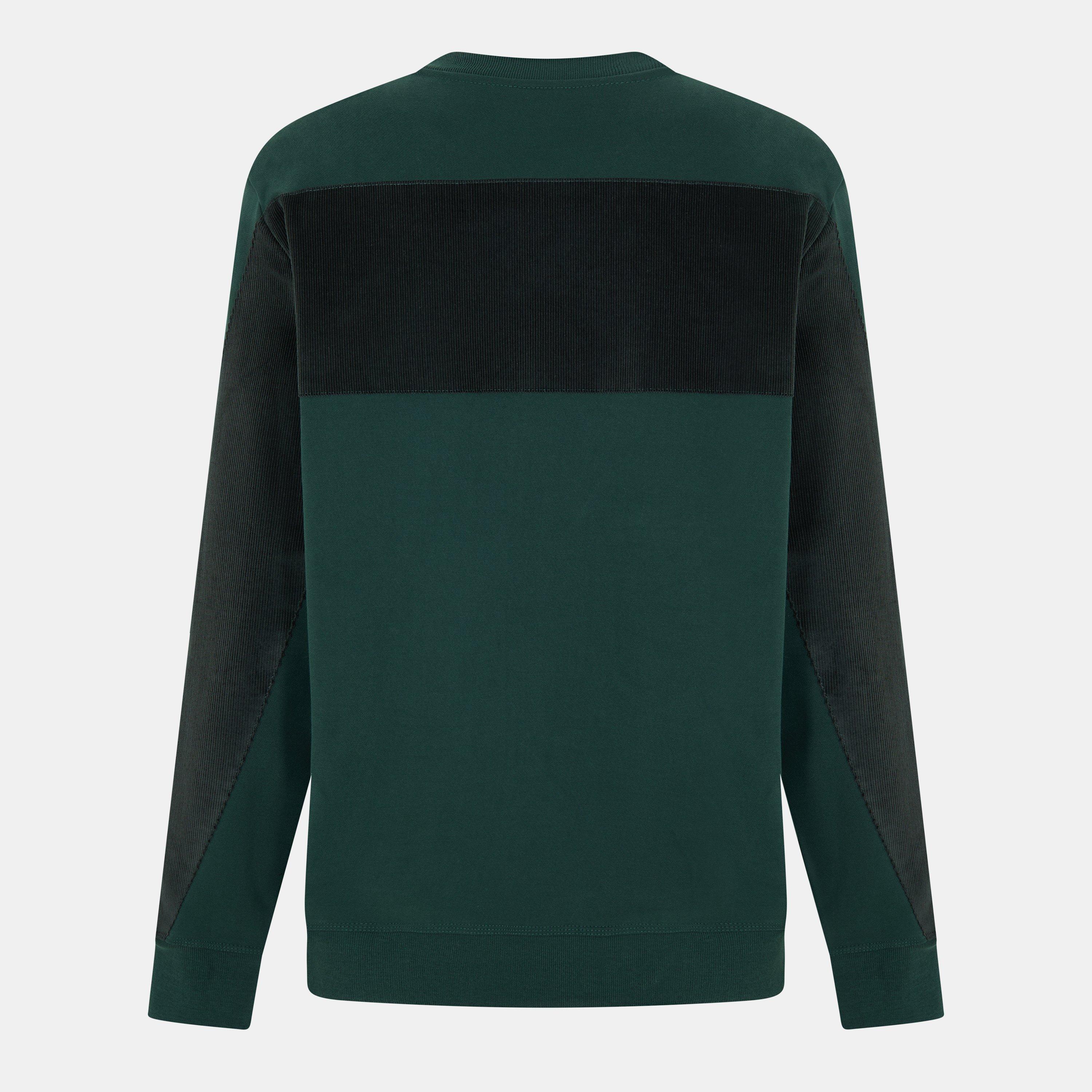 Green 38 - PS Paul Smith - Men's Cord Crew Sweatshirt - 2