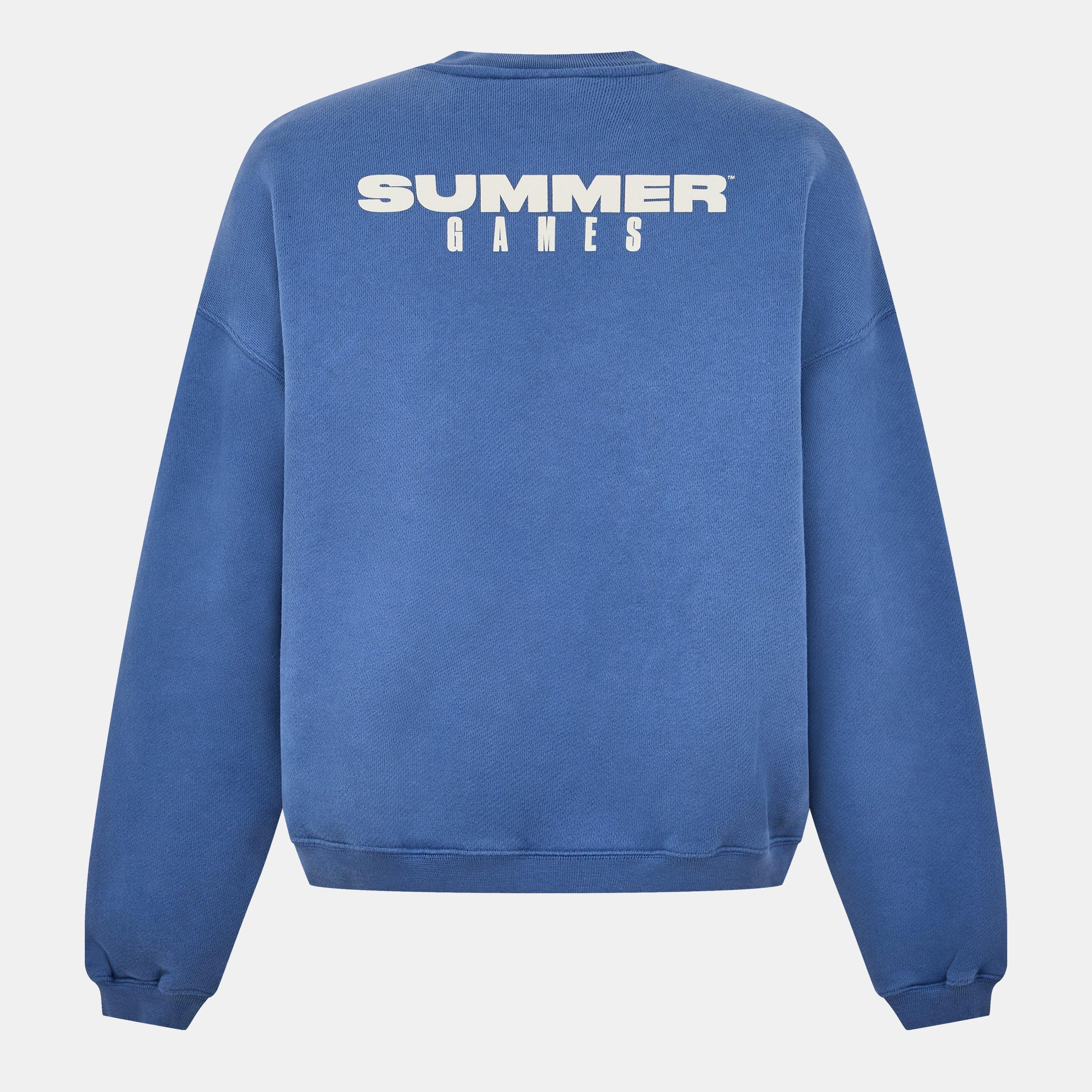 True Navy - Summer Games - Men's Crew Sweatshirt - 2