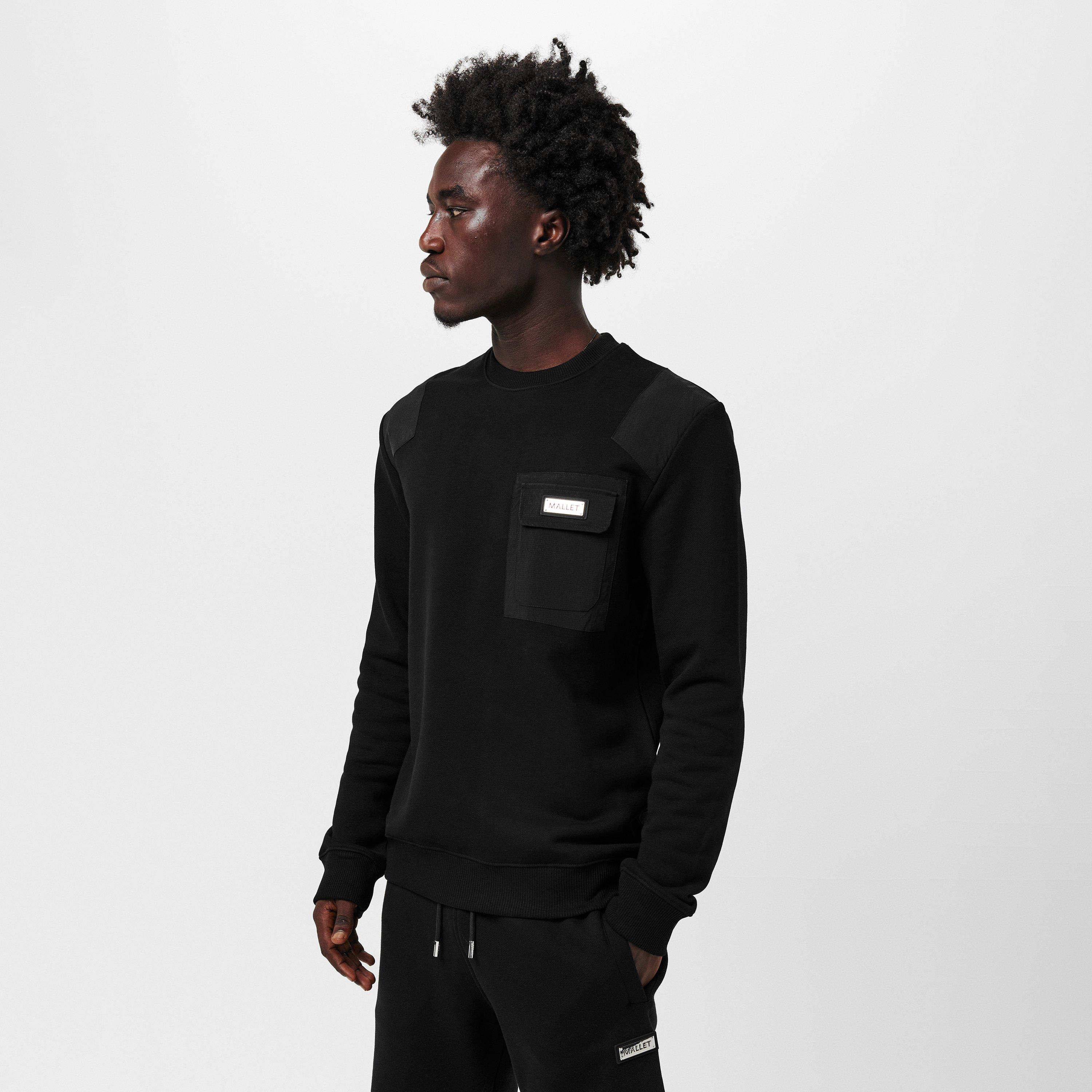 Black - Mallet - Men's Crew Sweater - 3