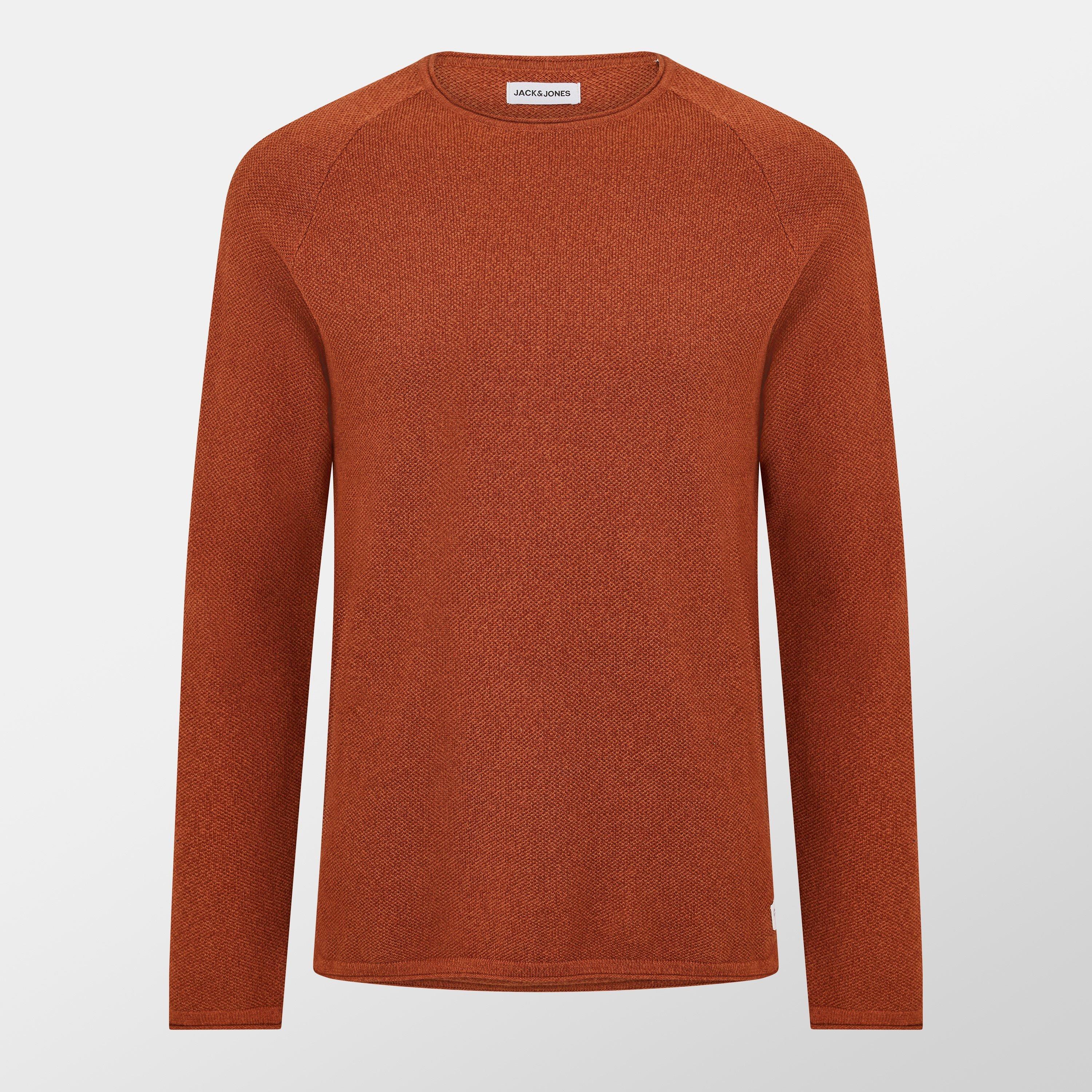 Jack And Jones Men's Jj Melange Sweater - Mocha Bisque - L