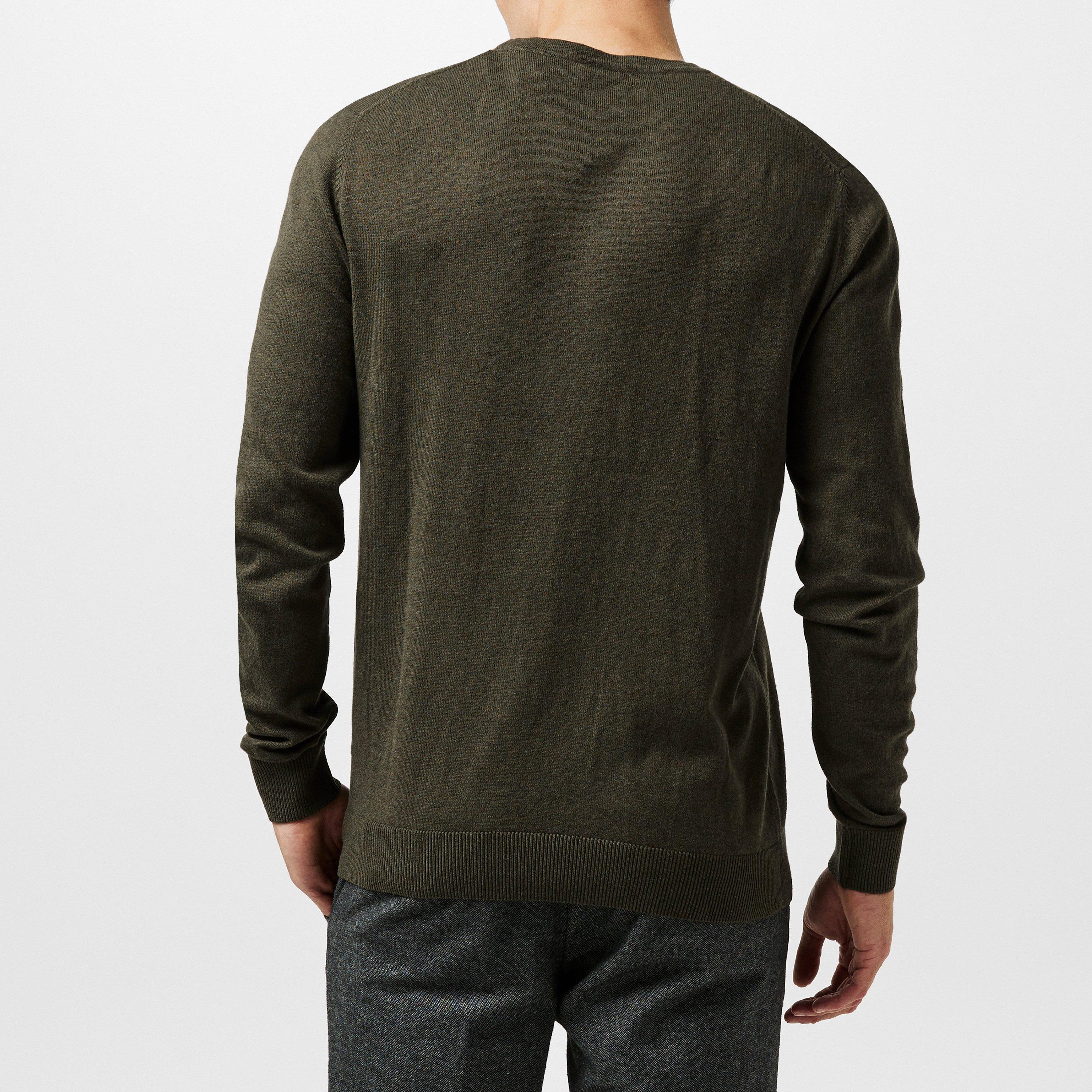 Olive Night - Jack and Jones - Crew Knitted Sweatshirt - 4