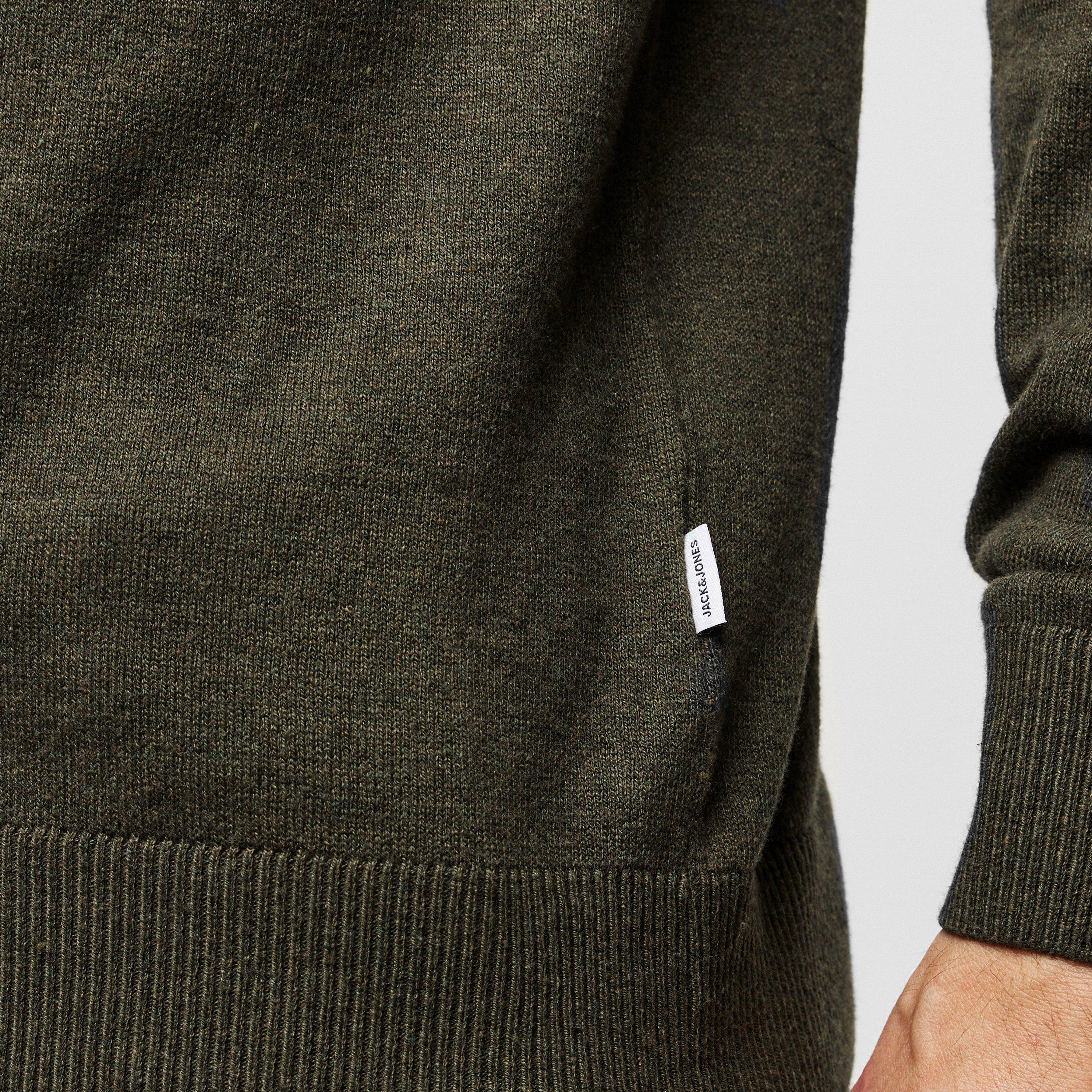 Olive Night - Jack and Jones - Crew Knitted Sweatshirt - 5