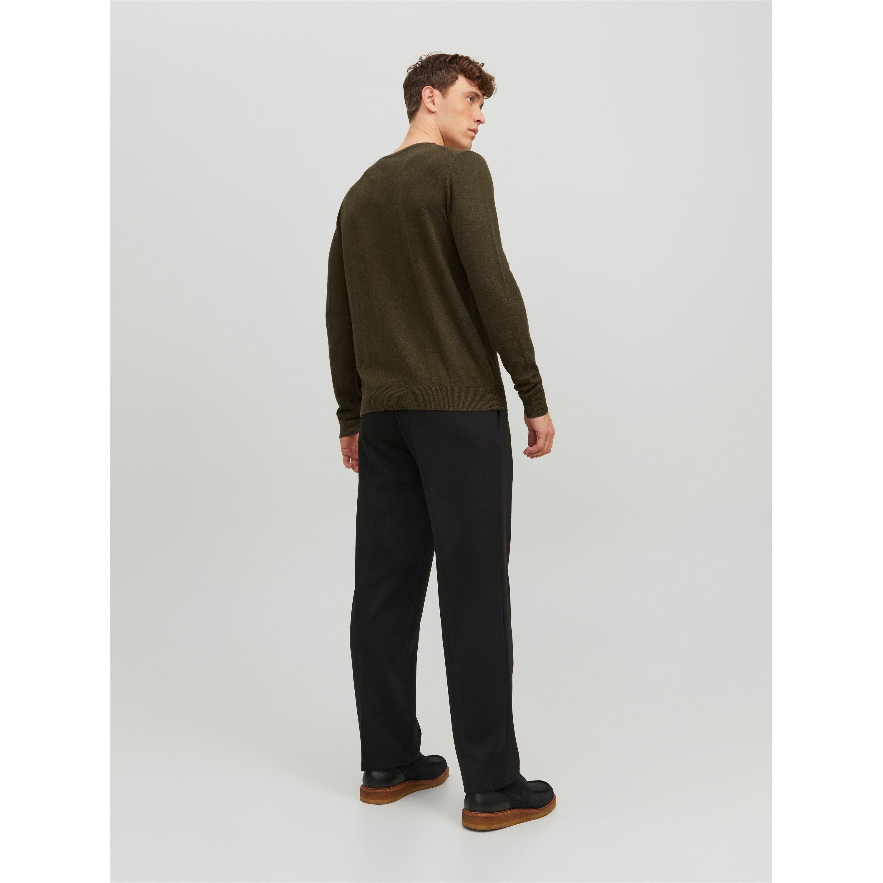 Olive Night - Jack and Jones - Crew Knitted Sweatshirt - 6