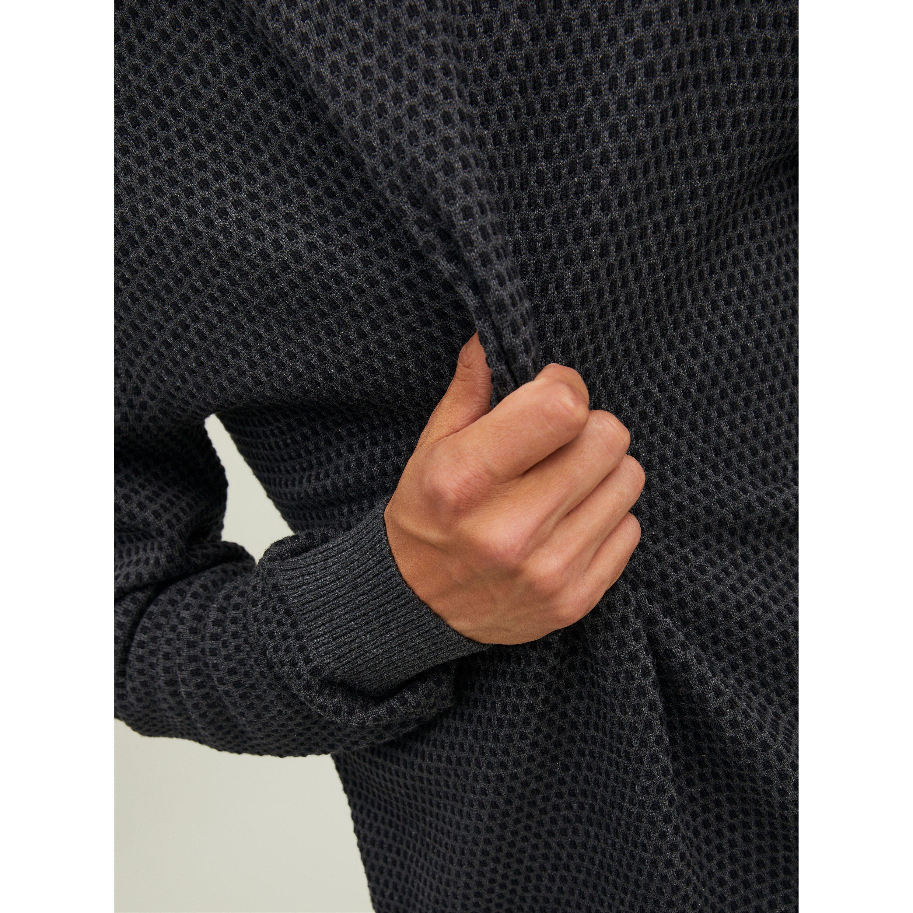 ange Gris Foncé - Jack and Jones - Knitted Crew Sweatshirt - 5