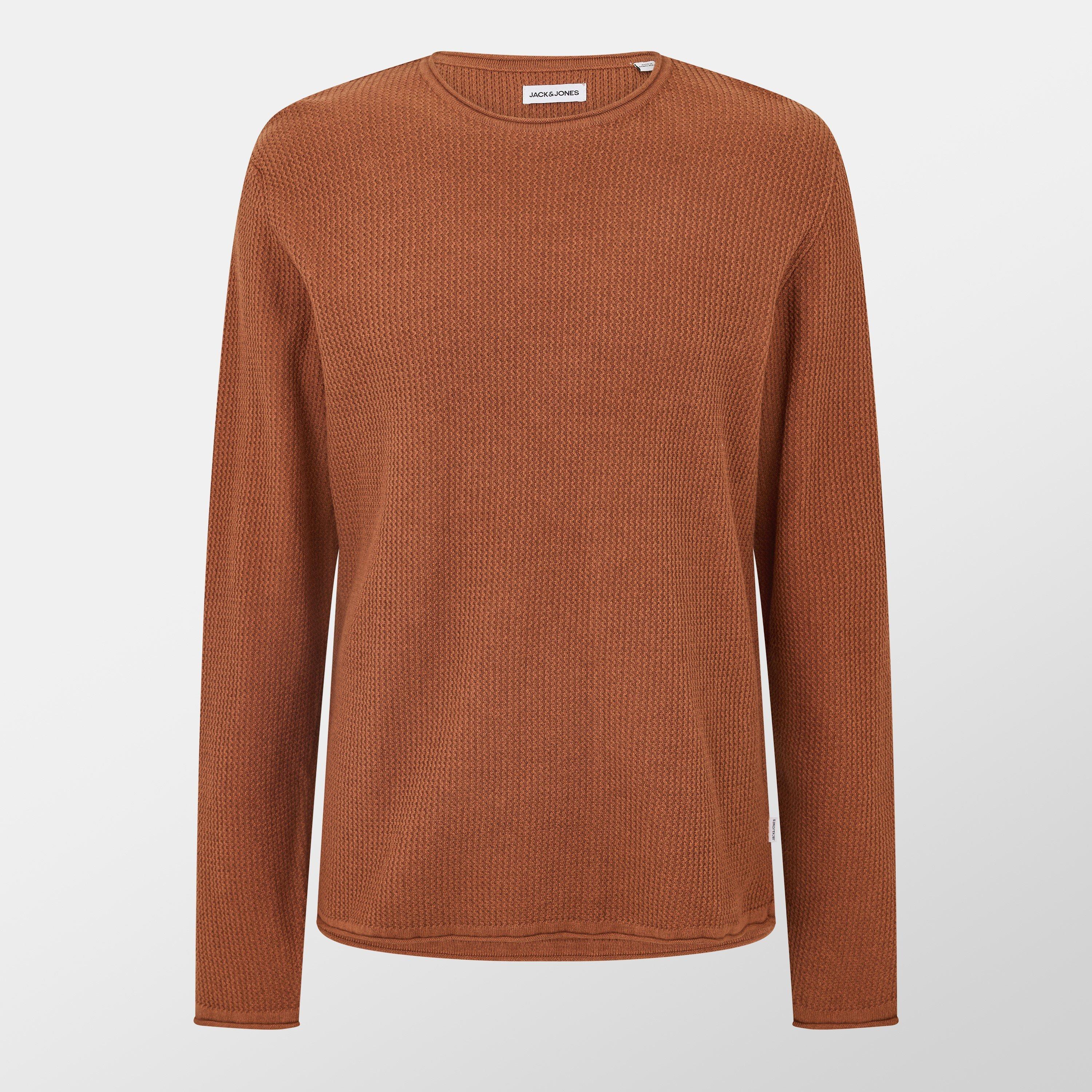 Mocha Bisque - Jack and Jones - Men's JJ Carpenter Crew Sweatshirt - 1