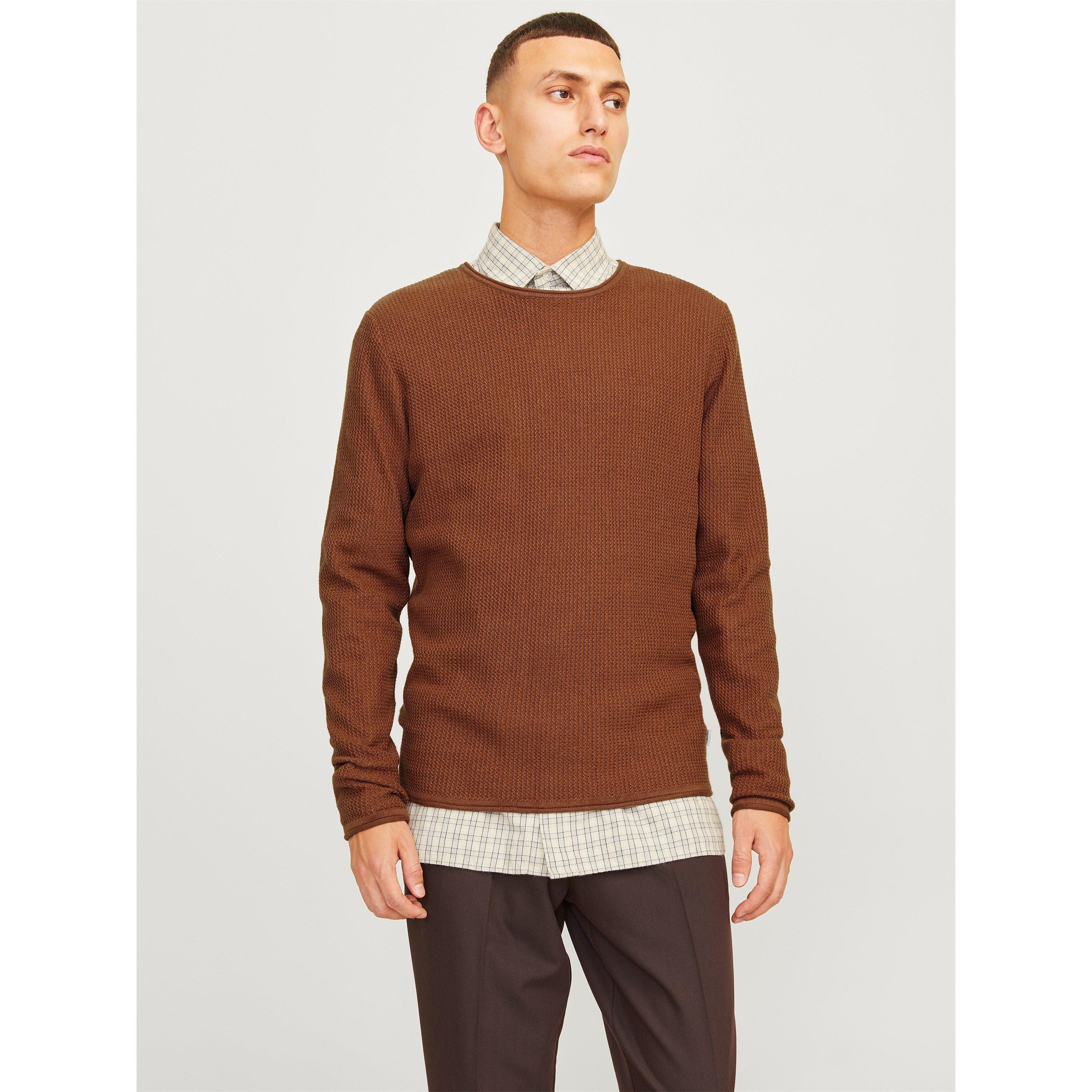 Mocha Bisque - Jack and Jones - JJ Carpenter Crew Sweatshirt - 6