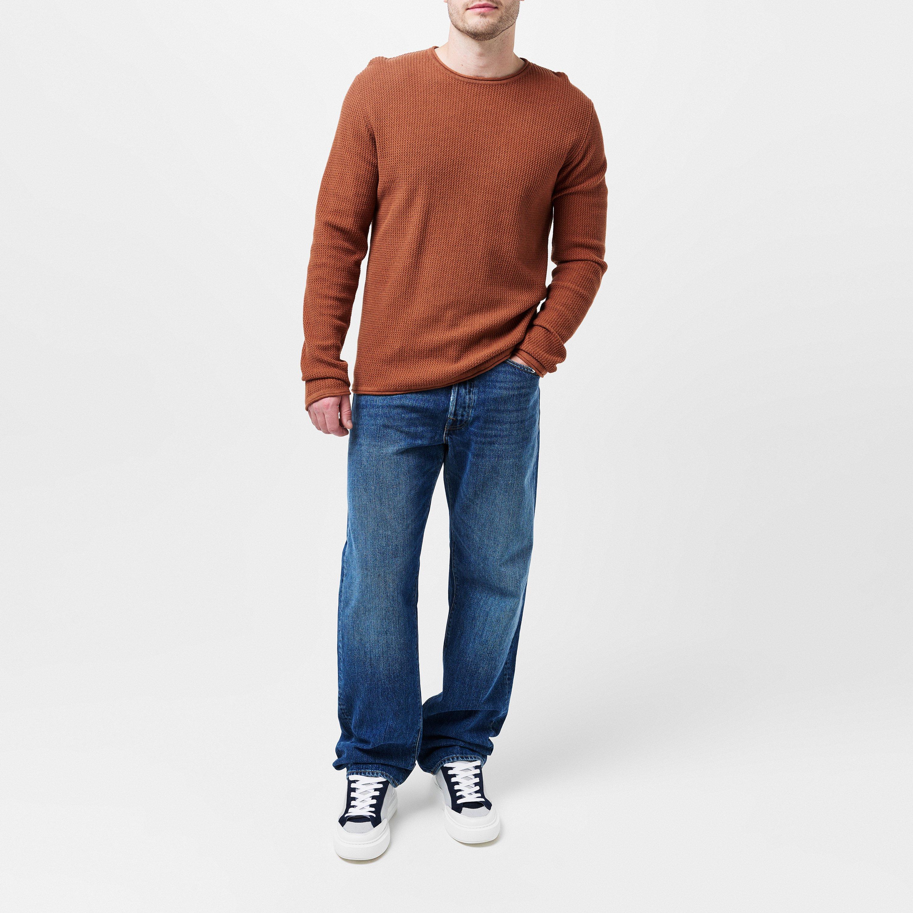 Mocha Bisque - Jack and Jones - JJ Carpenter Crew Sweatshirt - 7