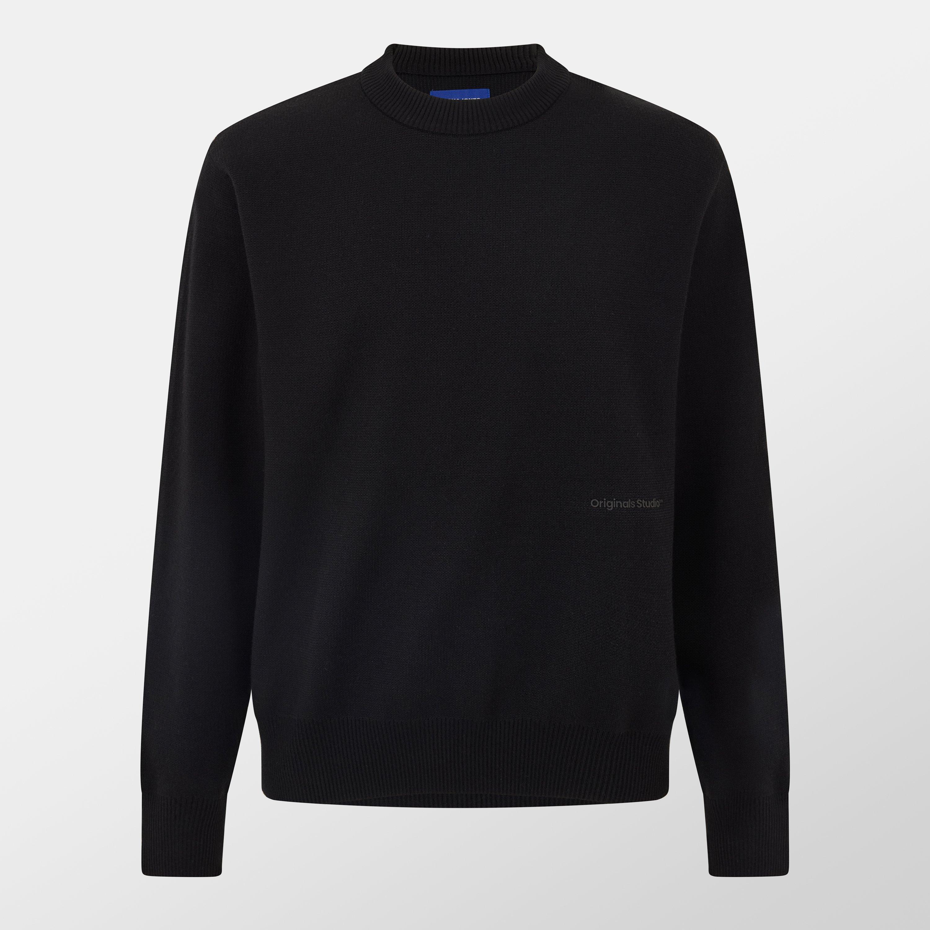Jack And Jones Men's Crew Sweatshirt - Black - XL