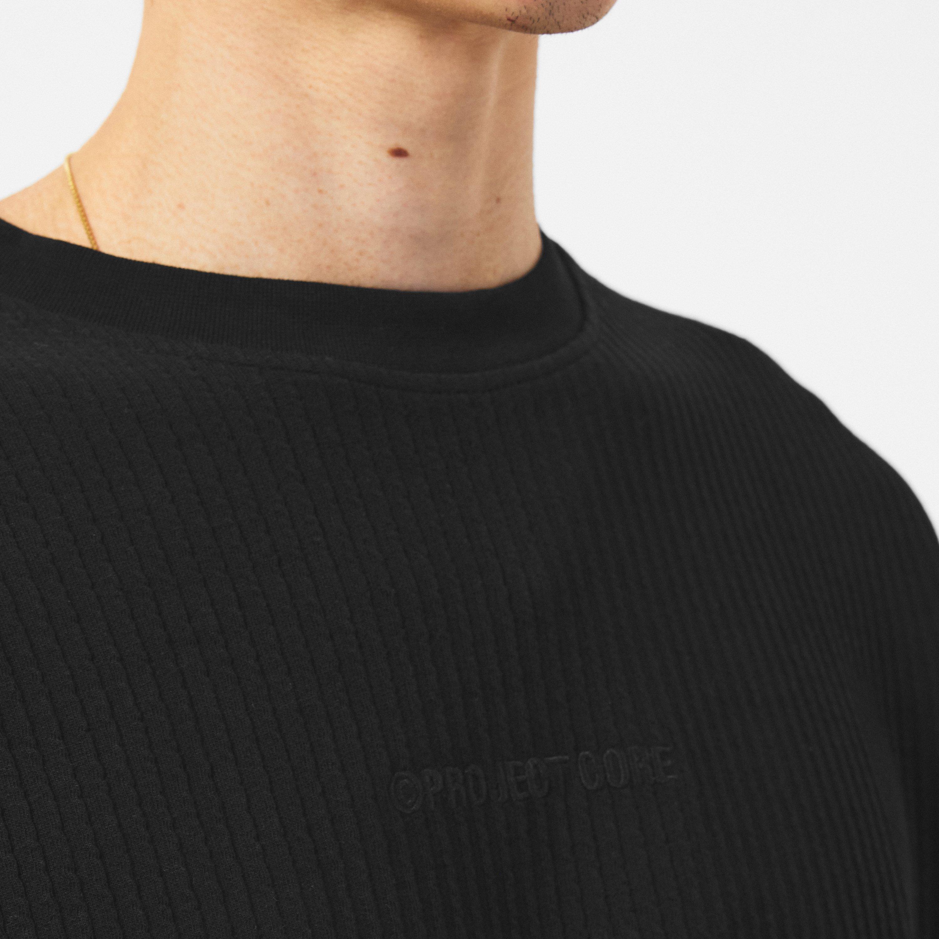 Sort - Jack and Jones - Crew Neck Sweater Mens - 5