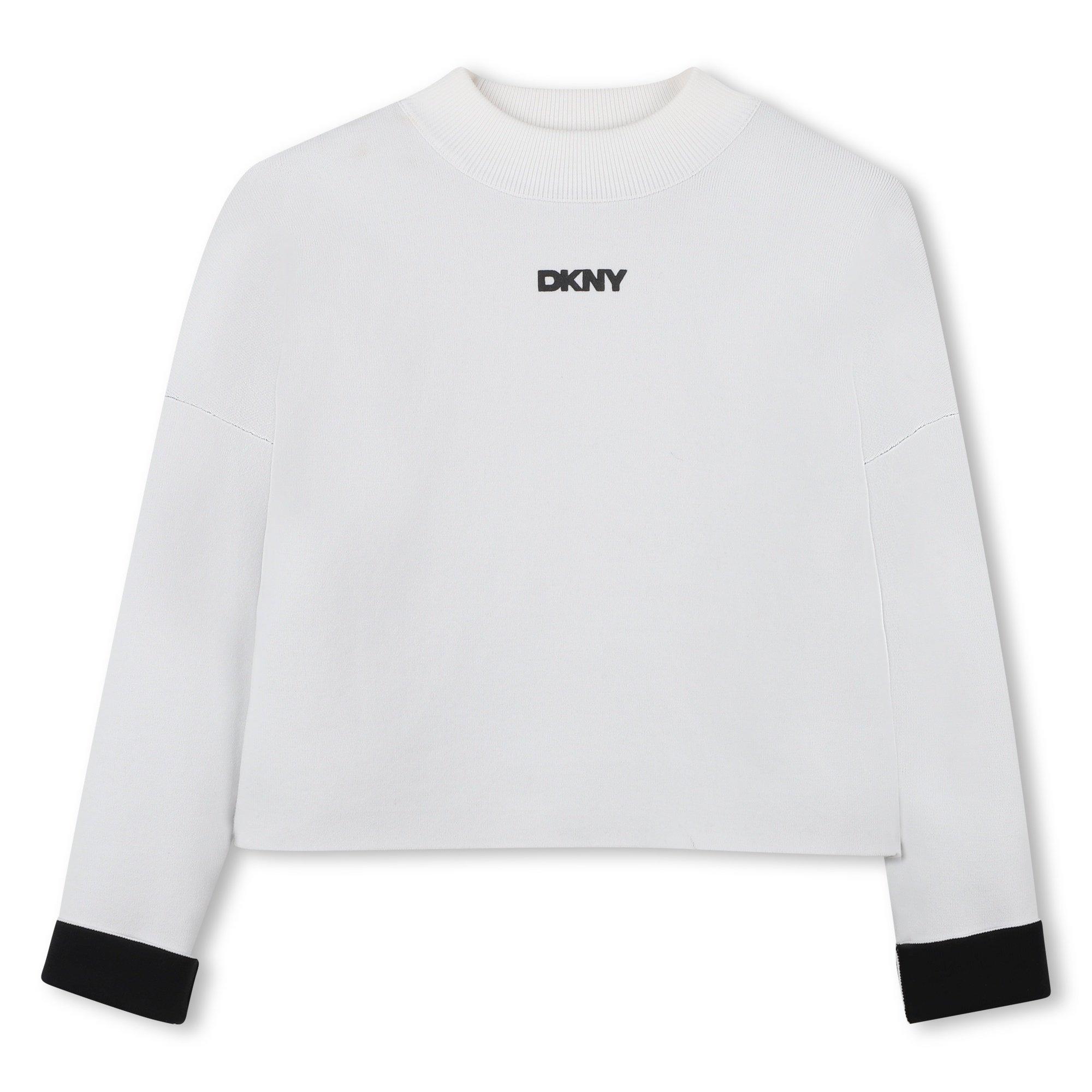 Black - DKNY - DKNY Knit Sweater Jn61 - 3
