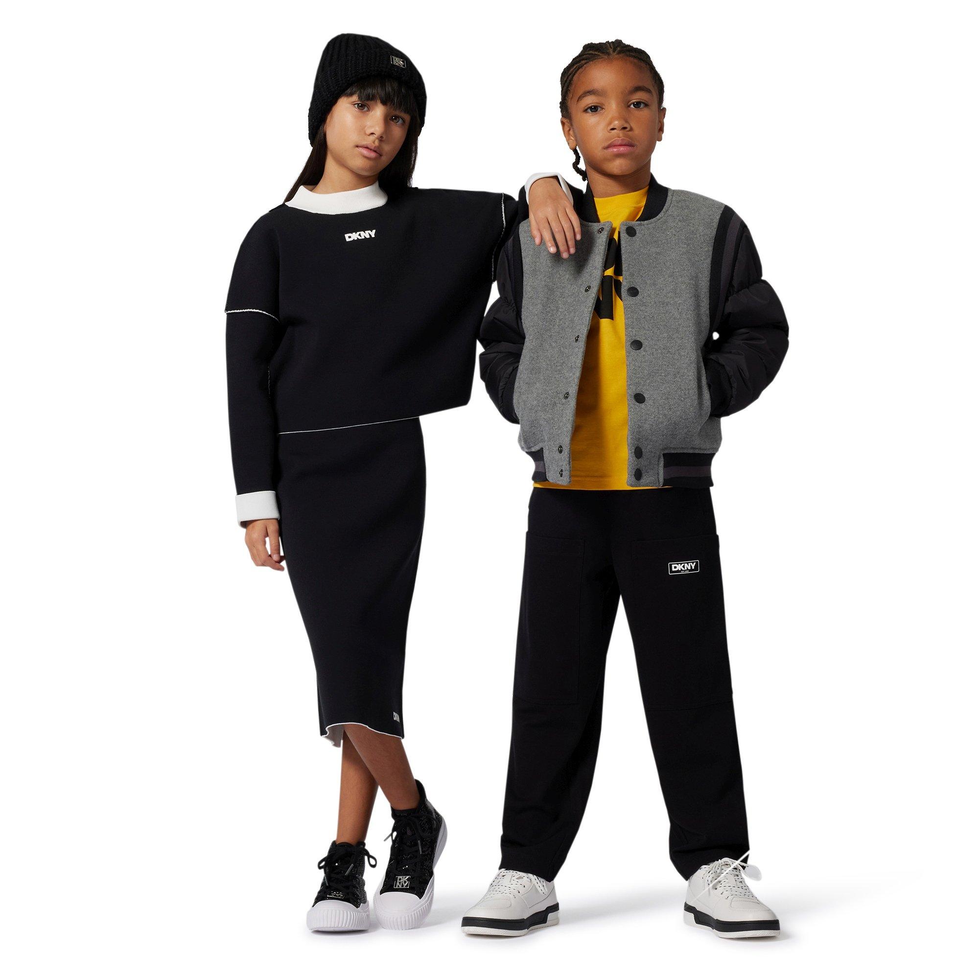 Black - DKNY - DKNY Knit Sweater Jn61 - 4