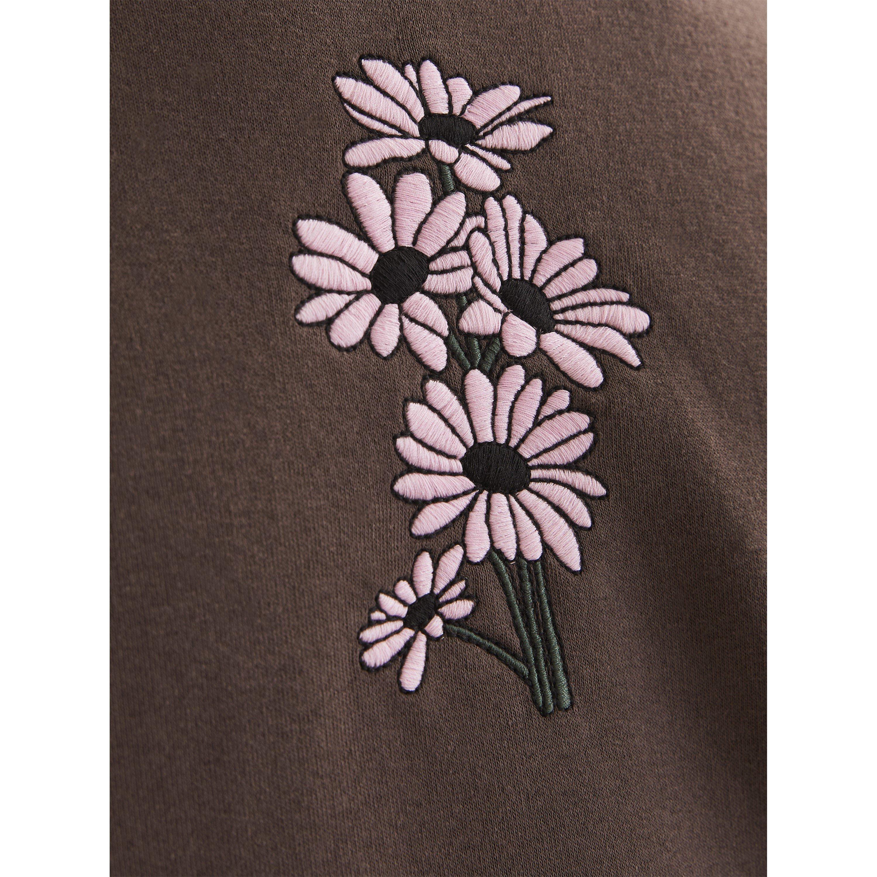 Marrone Cioccolato - Jack and Jones - Printed Crew Sweatshirt - 2