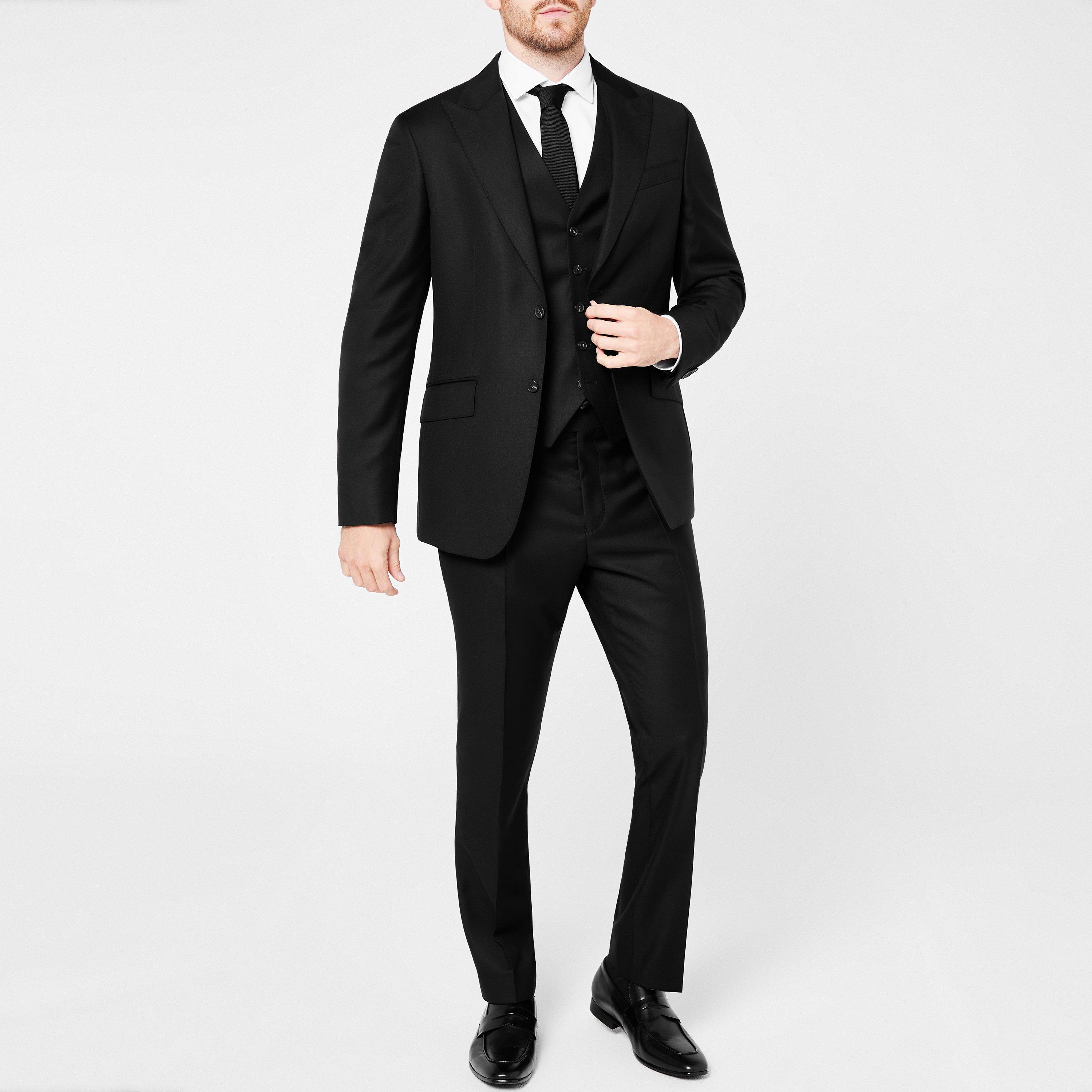Black - Richard James - Rivulet Tuxedo Jacket - 3