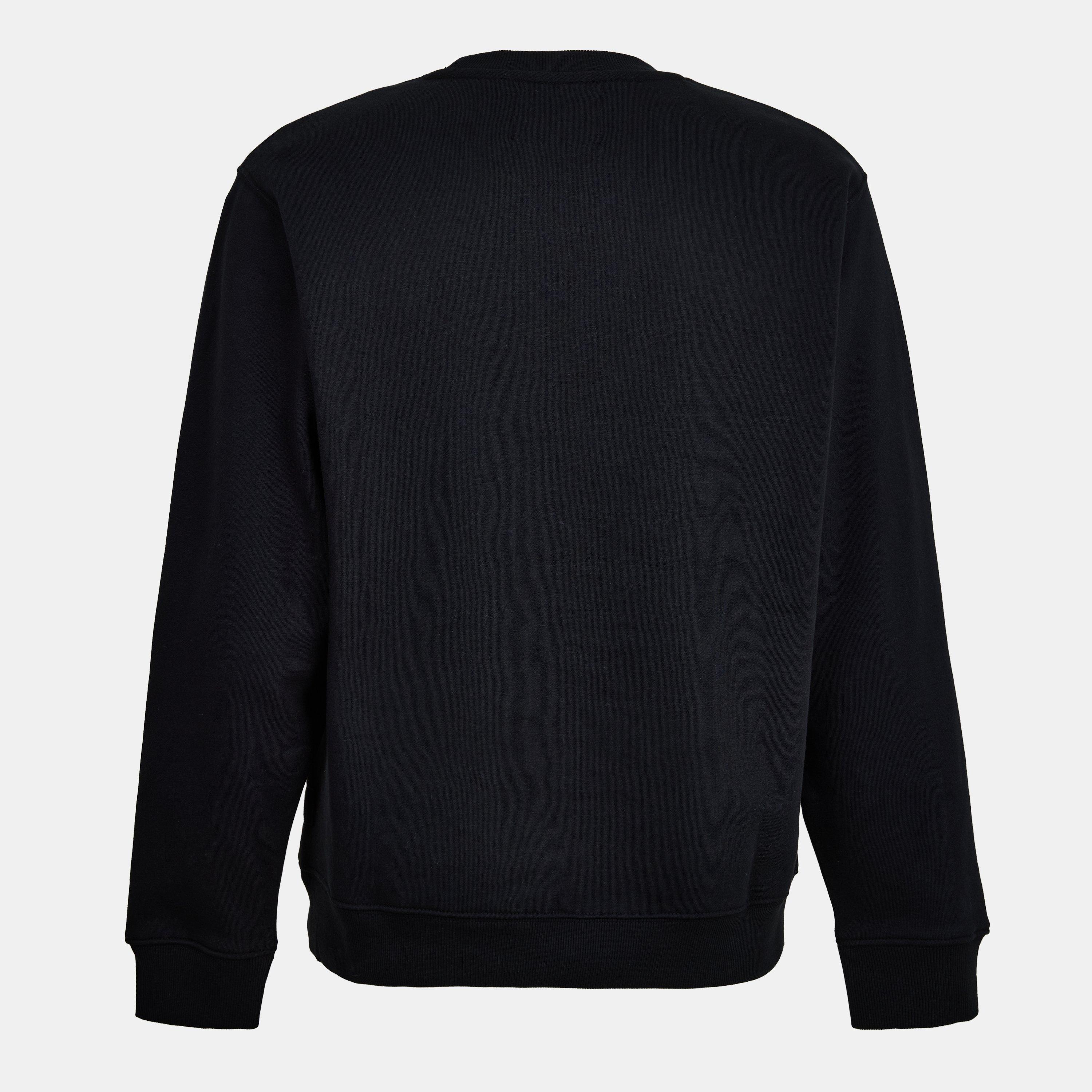 Nero - Replay - Men's Tonal Cotton Crew Sweatshirt - 2