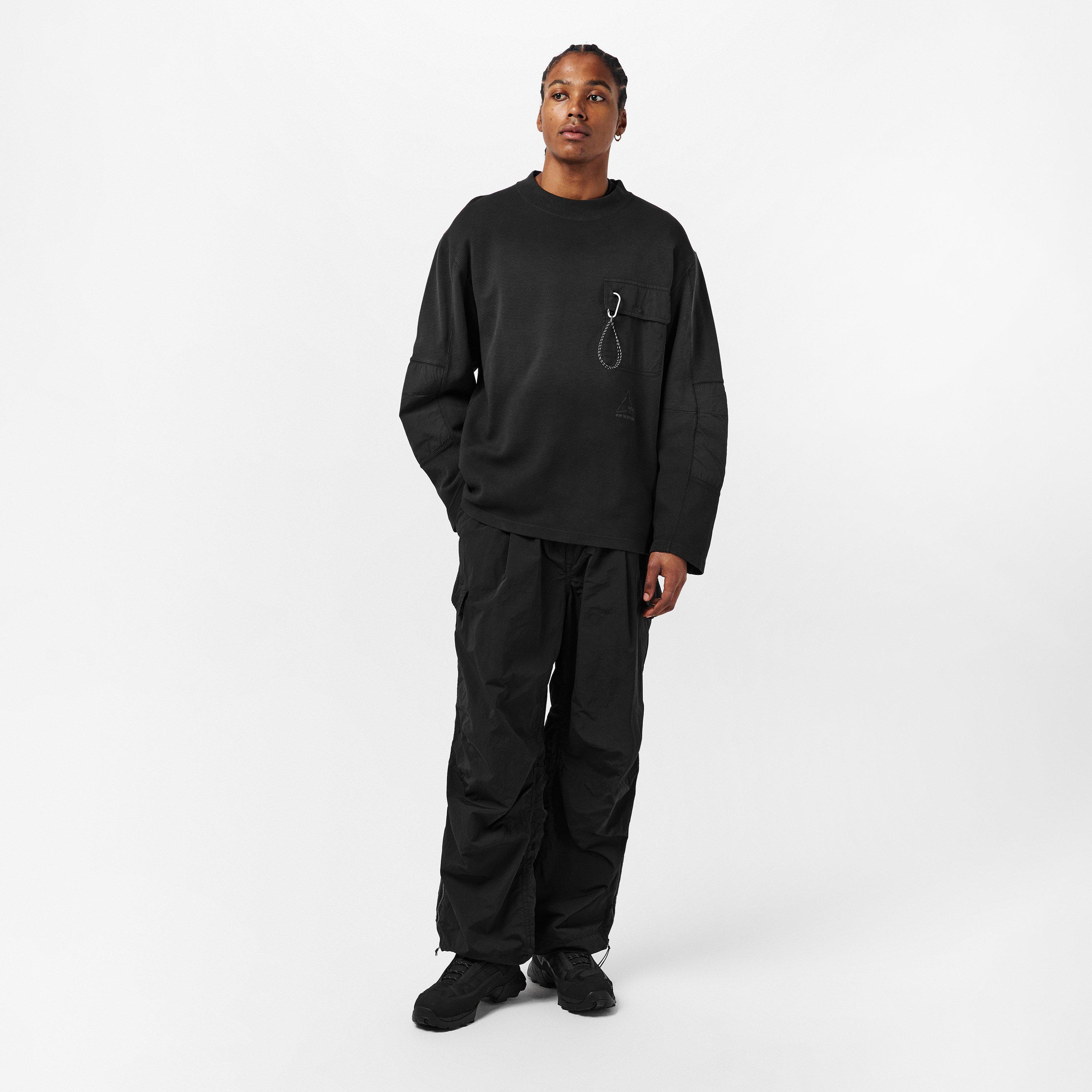 Black - ROA - Men's And Wander Garment Dyed Crew Sweatshirt - 6