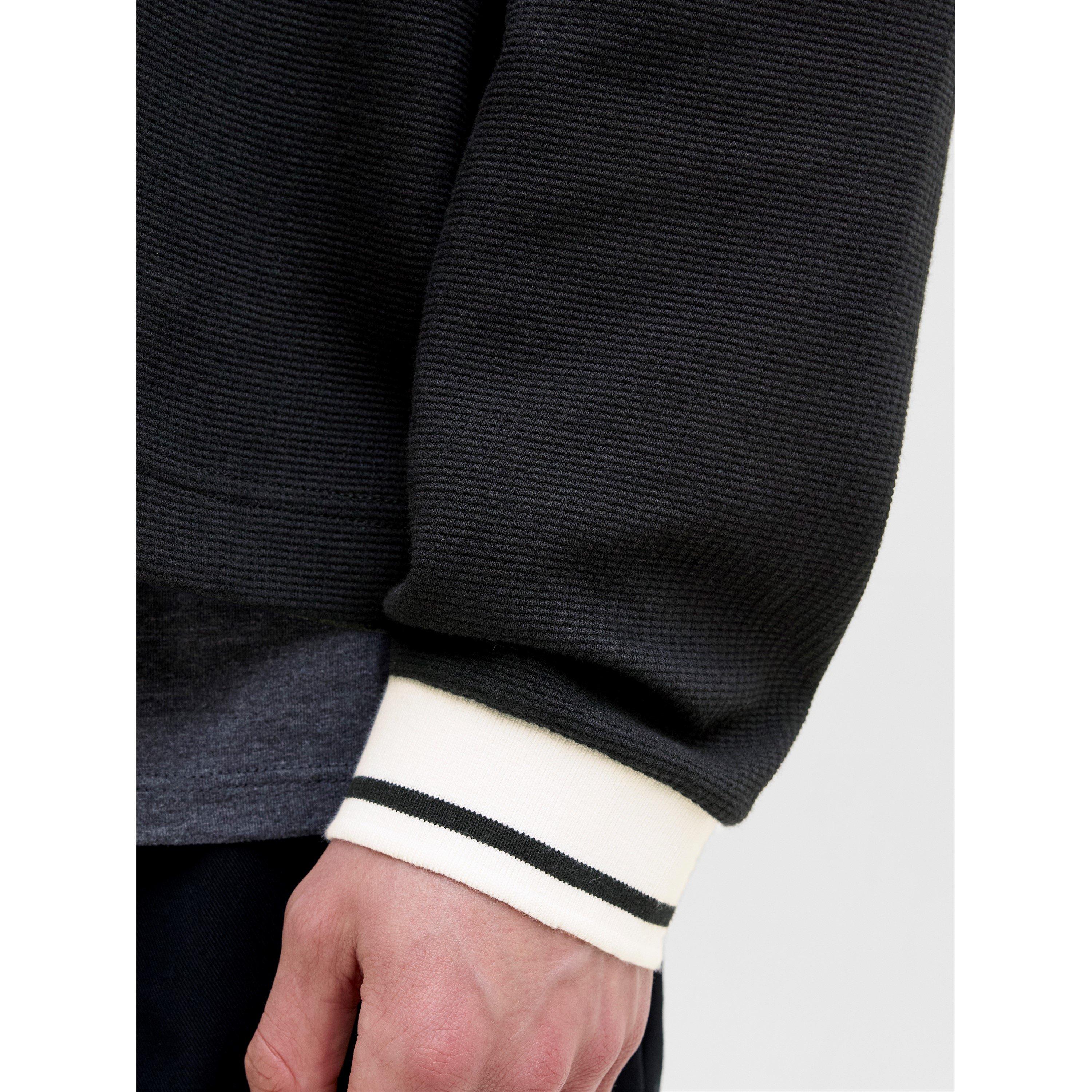 Crna - Jack and Jones - Sports Crew Sweatshirt - 5