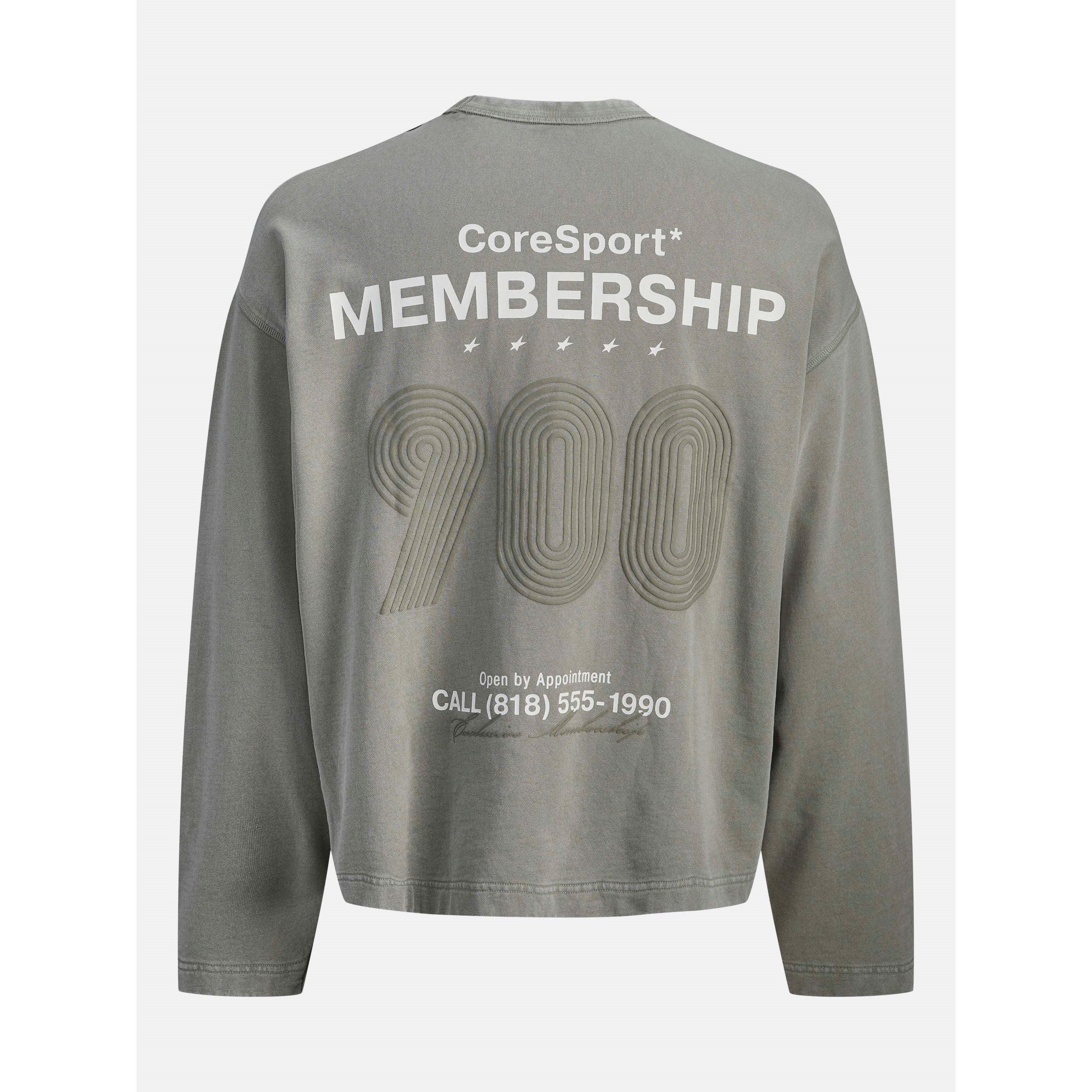 Shadow - Jack and Jones - Men's Athletic Graphic Crew Sweatshirt - 2