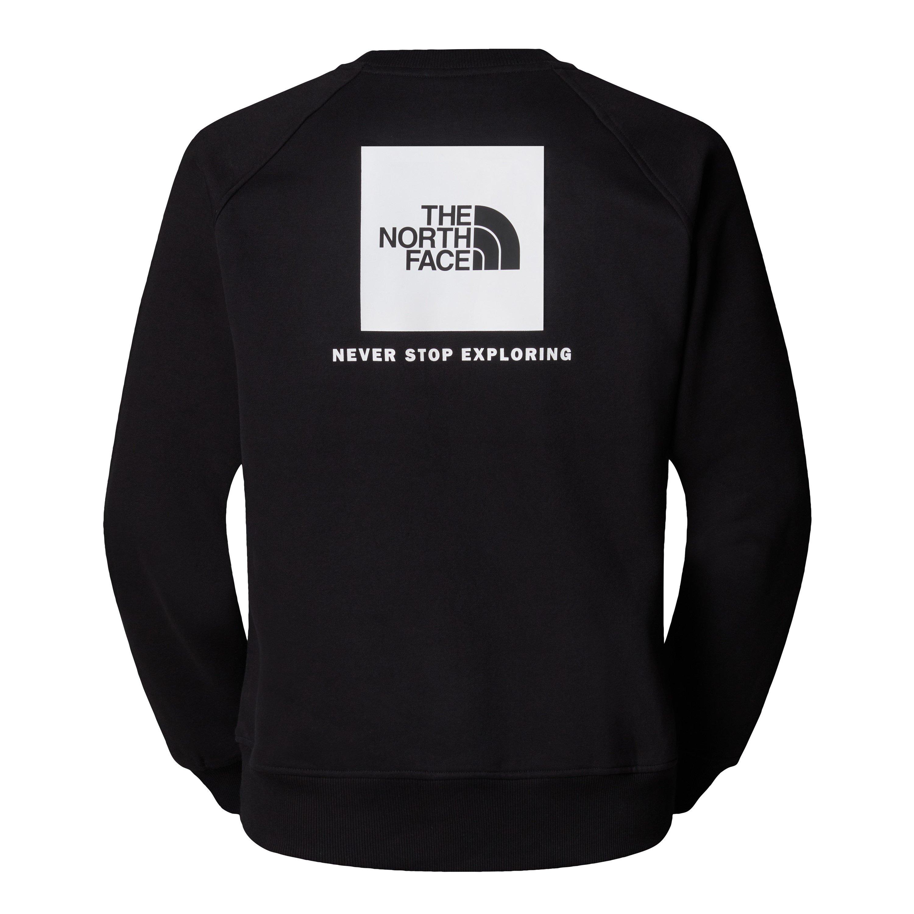 TNF Black - The North Face - The North Face Raglan Box NSE Crew Mens - 1
