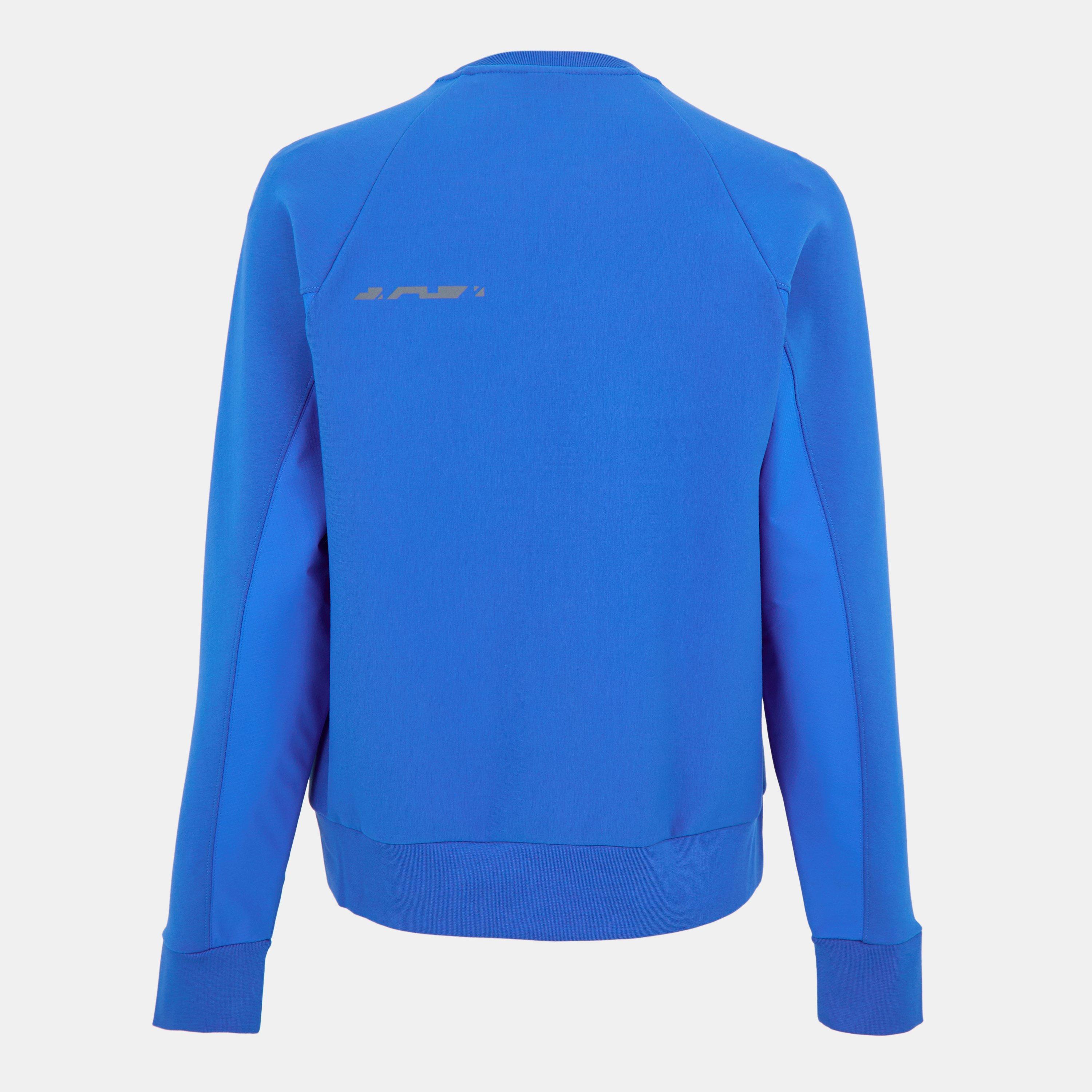 Open Blue - Boss - Men's Dynamic Reflective Print Sweatshirt - 2