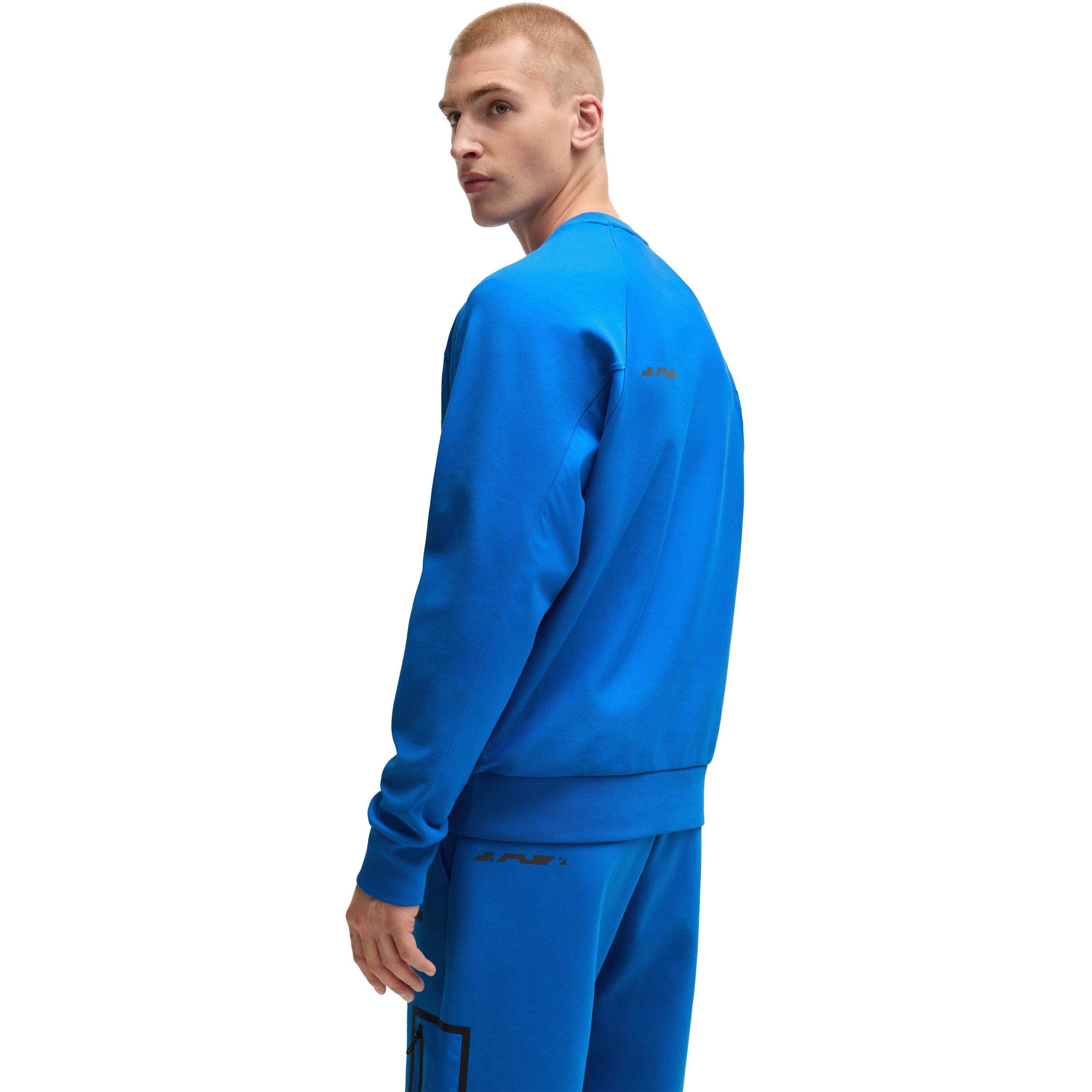 Open Blue - Boss - Men's Dynamic Reflective Print Sweatshirt - 3