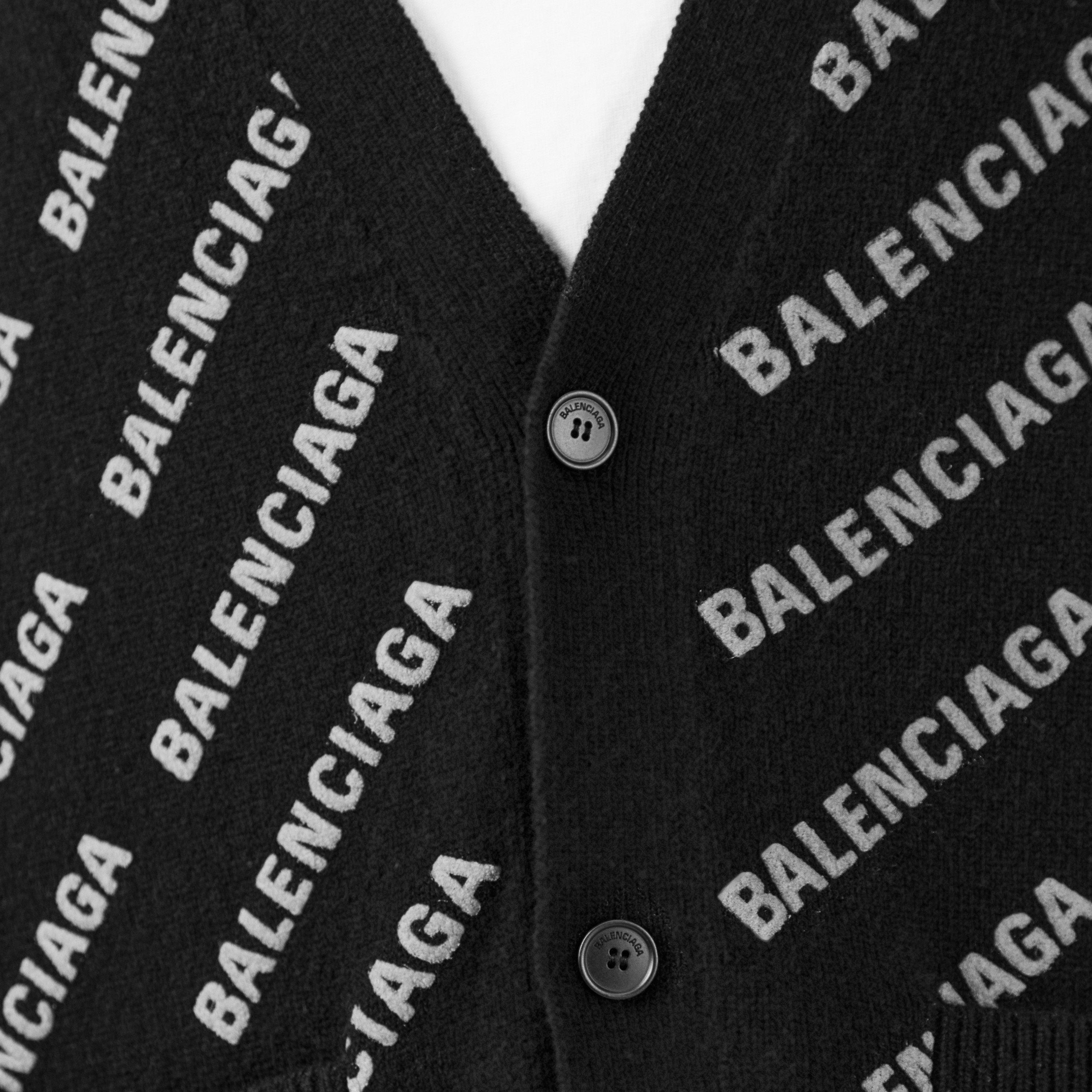 Black - Balenciaga - Men's Crew Sweater - 5