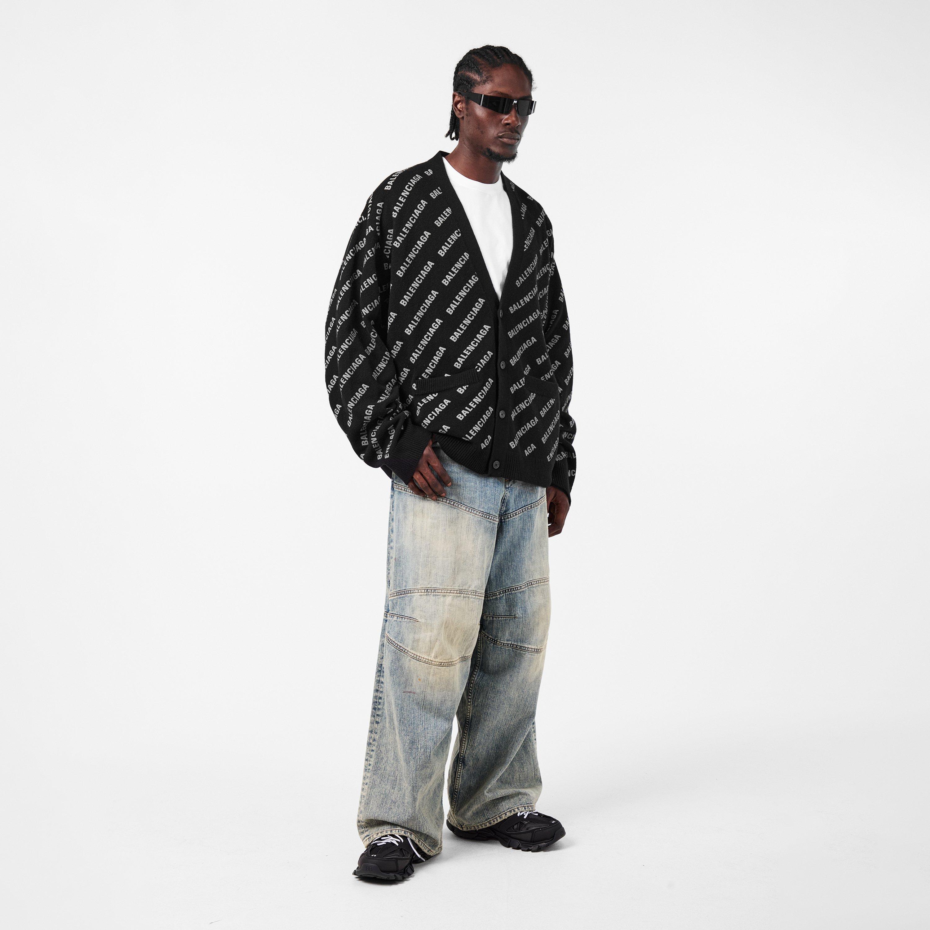 Black - Balenciaga - Men's Crew Sweater - 6