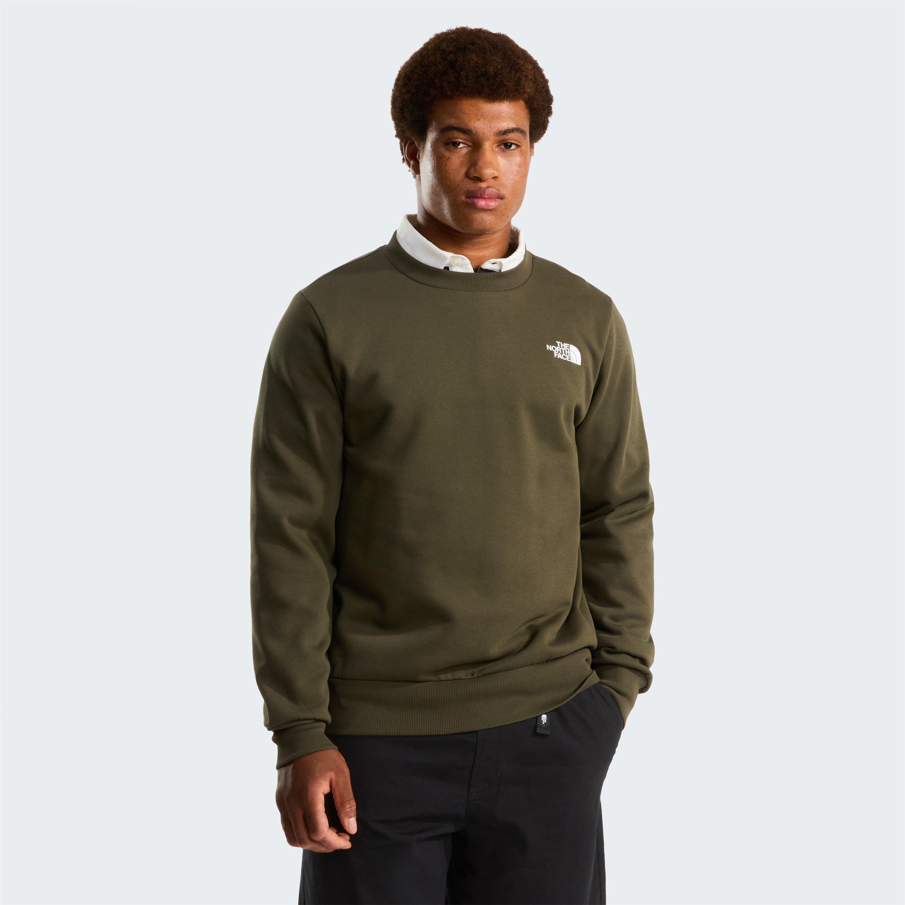 Taupe Green - The North Face - The North Face Simple Dome Crew Mens - 3