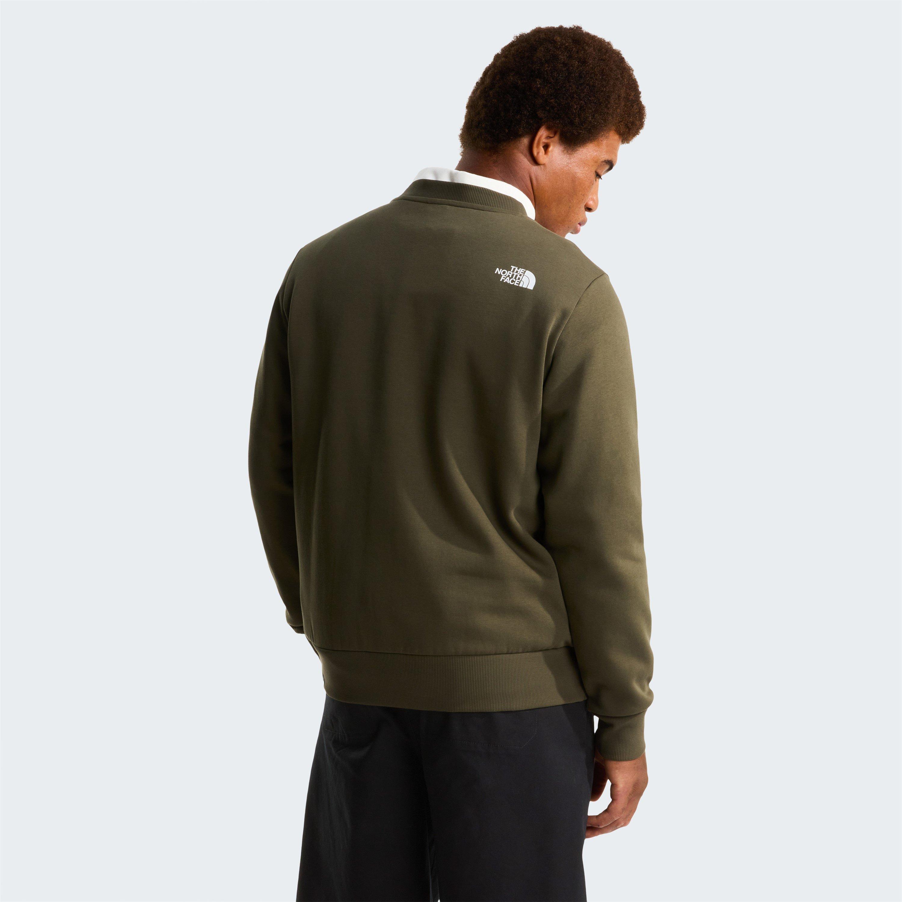 Taupe Green - The North Face - The North Face Simple Dome Crew Mens - 4