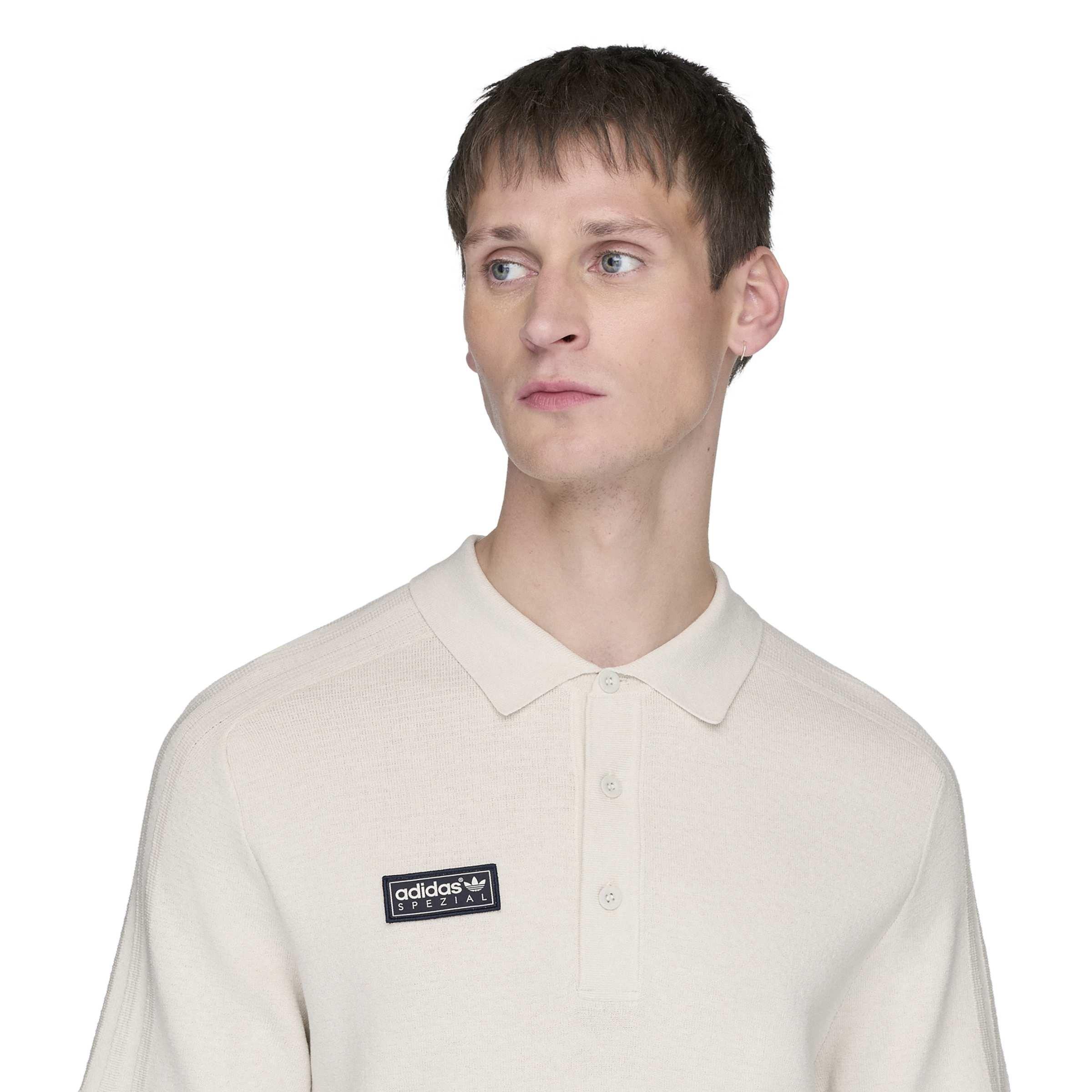 White - adidas - Mens Spezial Bispham Polo - 4