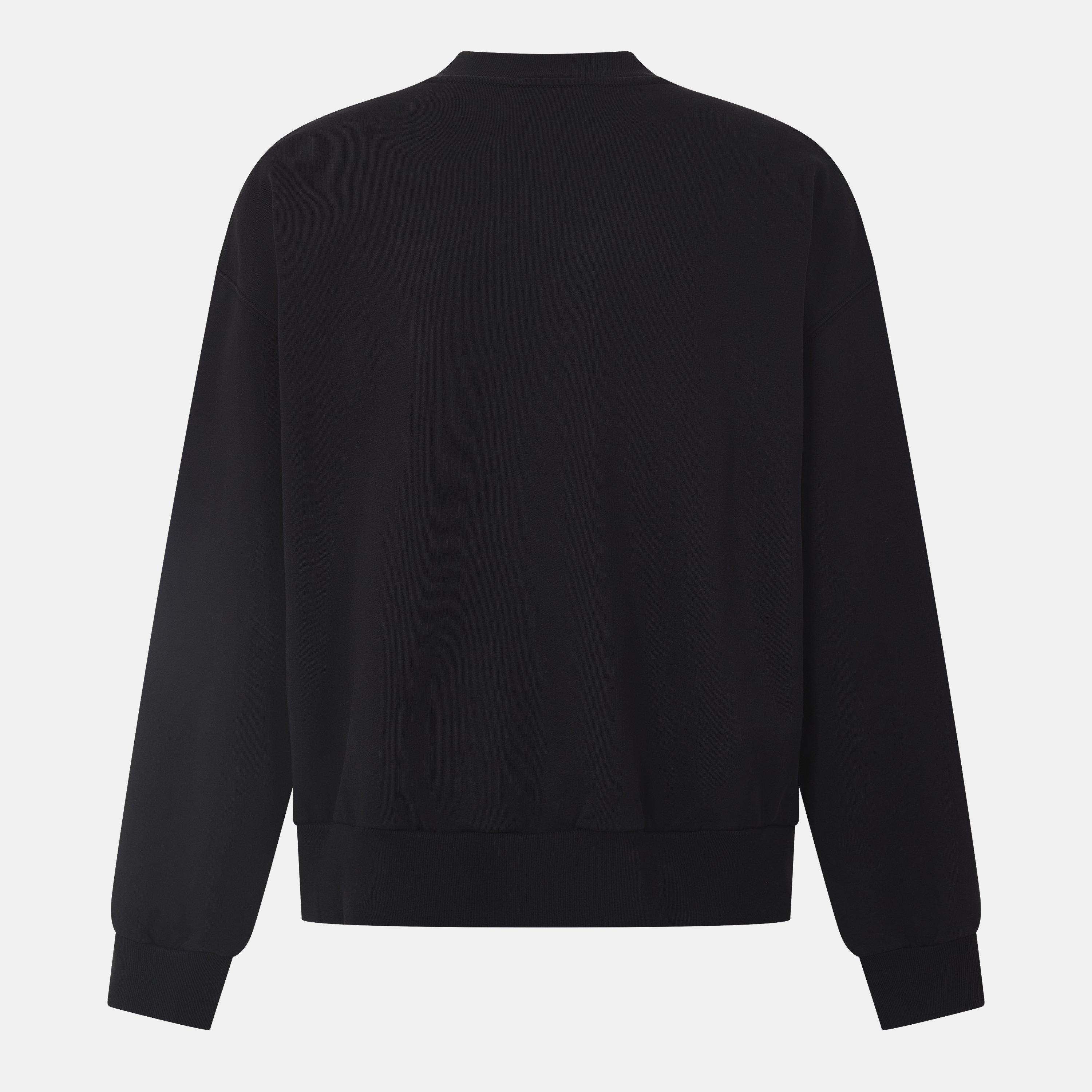 Black/White - Balenciaga - Men's Crew Sweater - 2