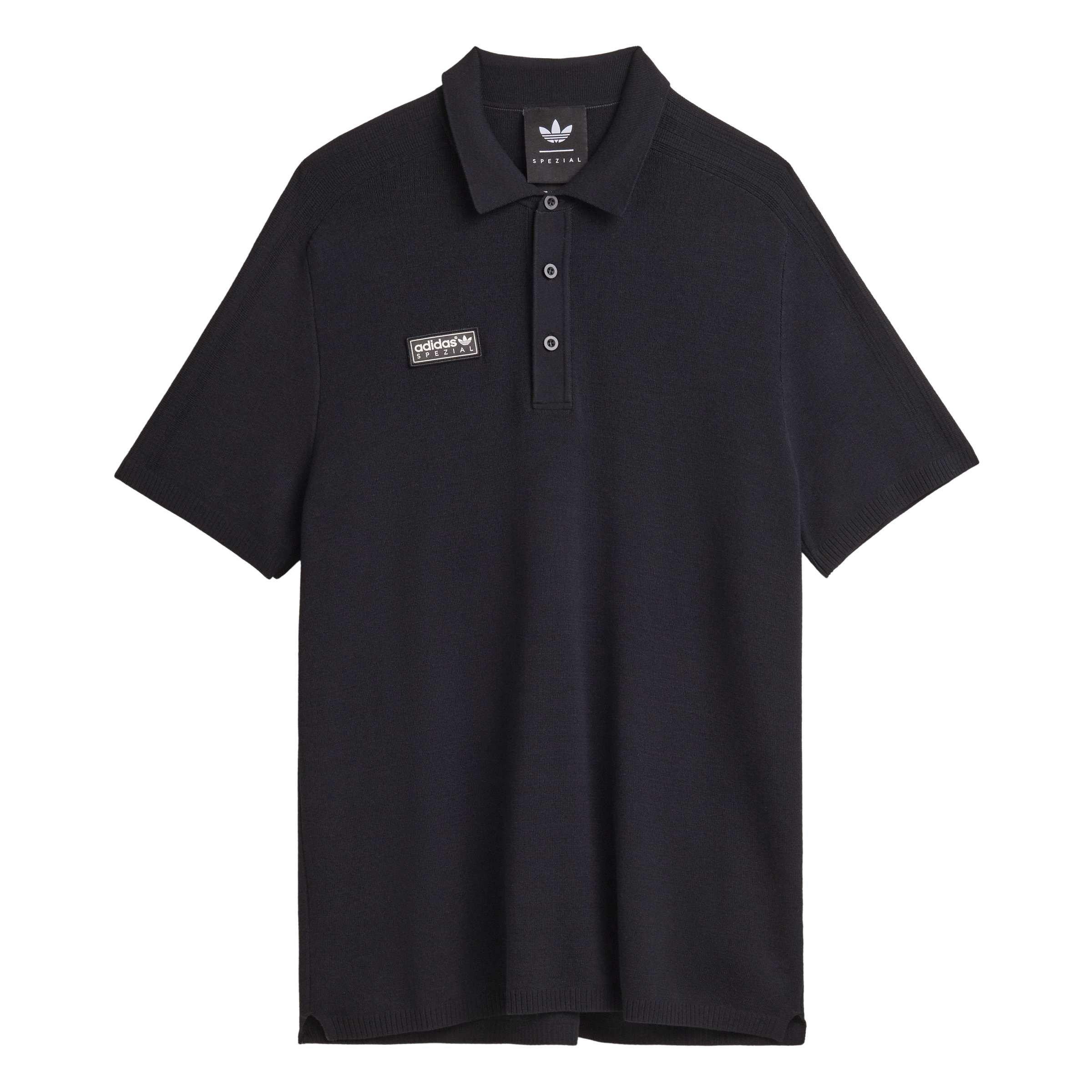 Black - adidas - Mens Spezial Bispham Polo - 1