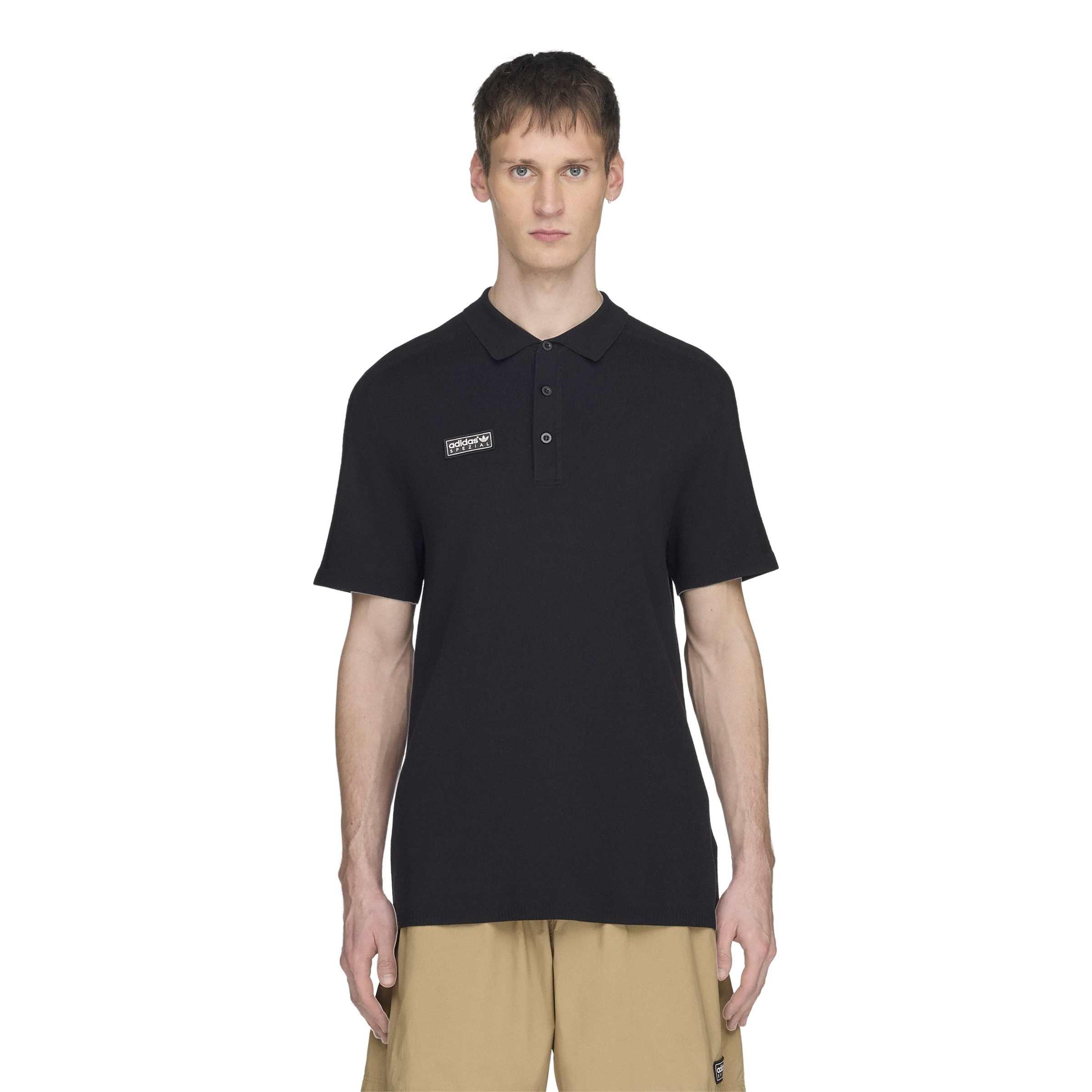 Black - adidas - Mens Spezial Bispham Polo - 3