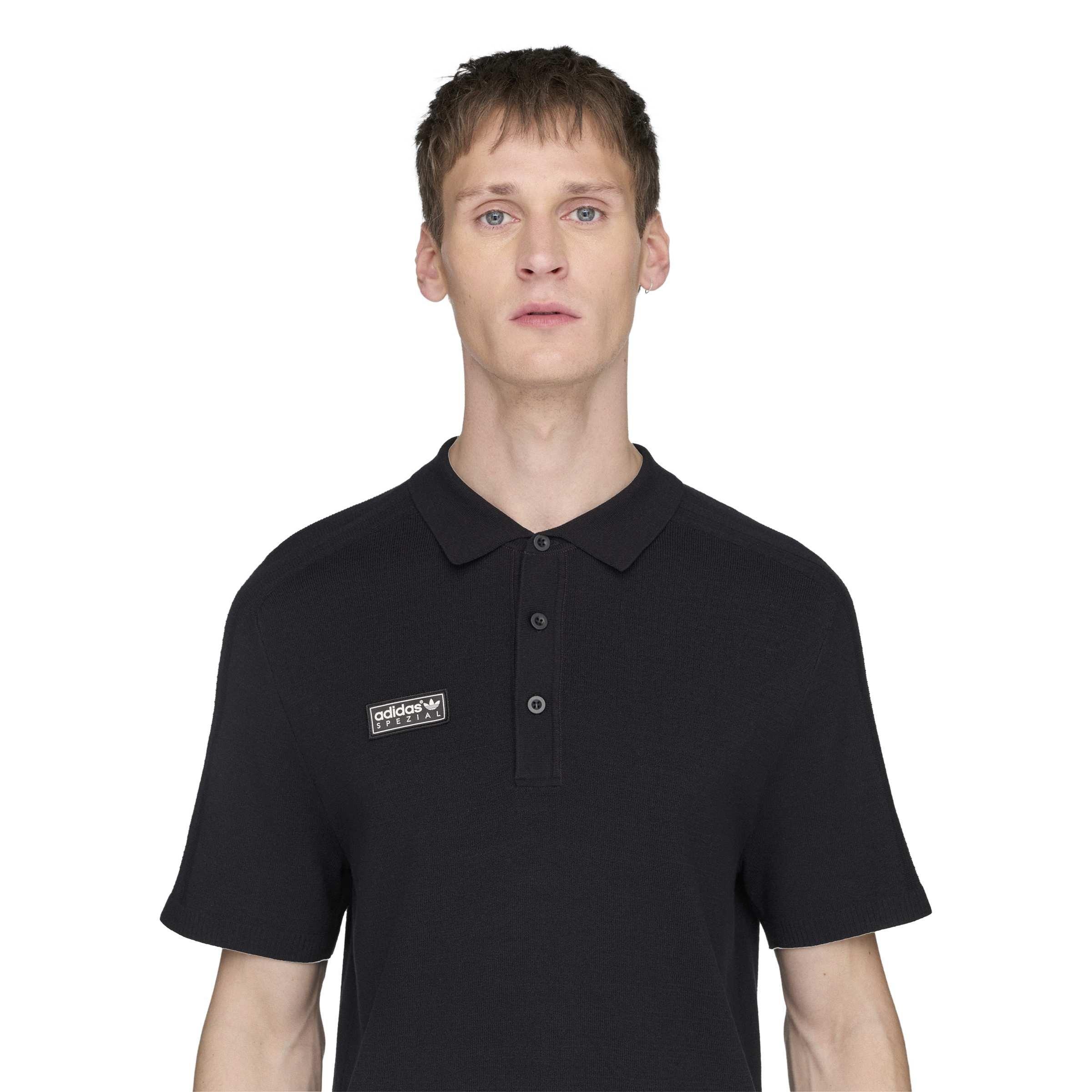 Black - adidas - Mens Spezial Bispham Polo - 5
