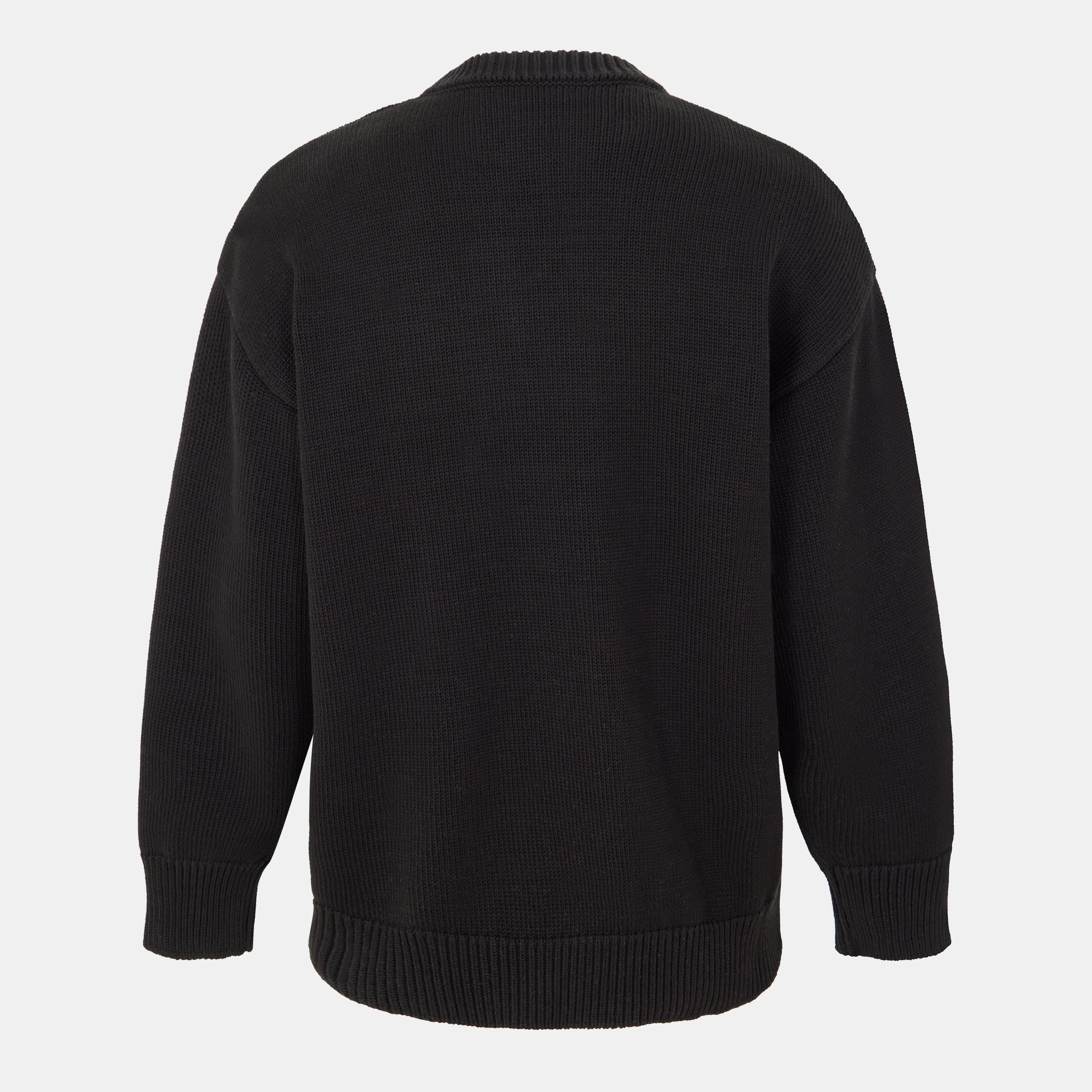 Black - Balenciaga - Men's Crew Sweater - 2