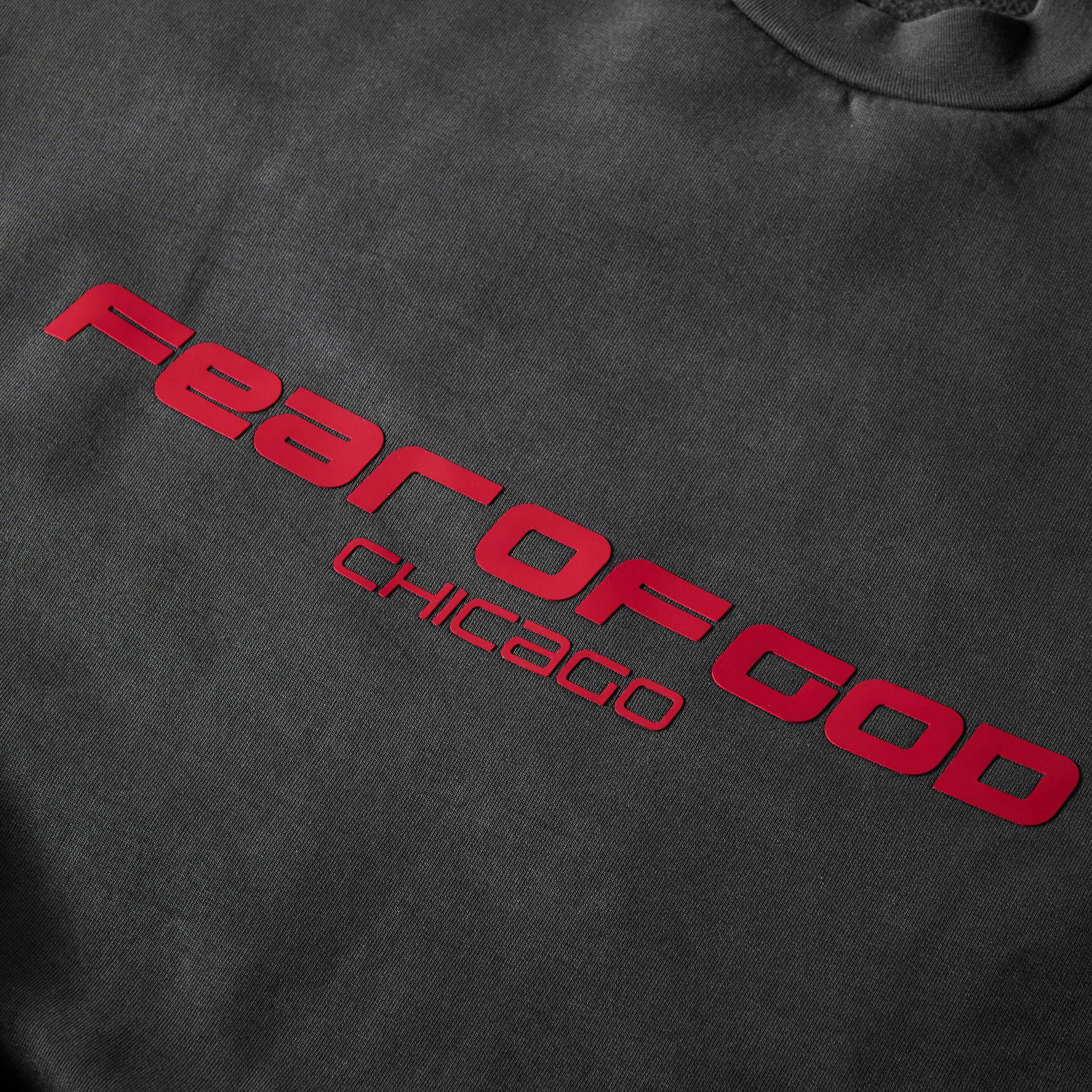 Iron/Red - Fear Of God Essentials - FGE Chicago Crew Sn62 - 3