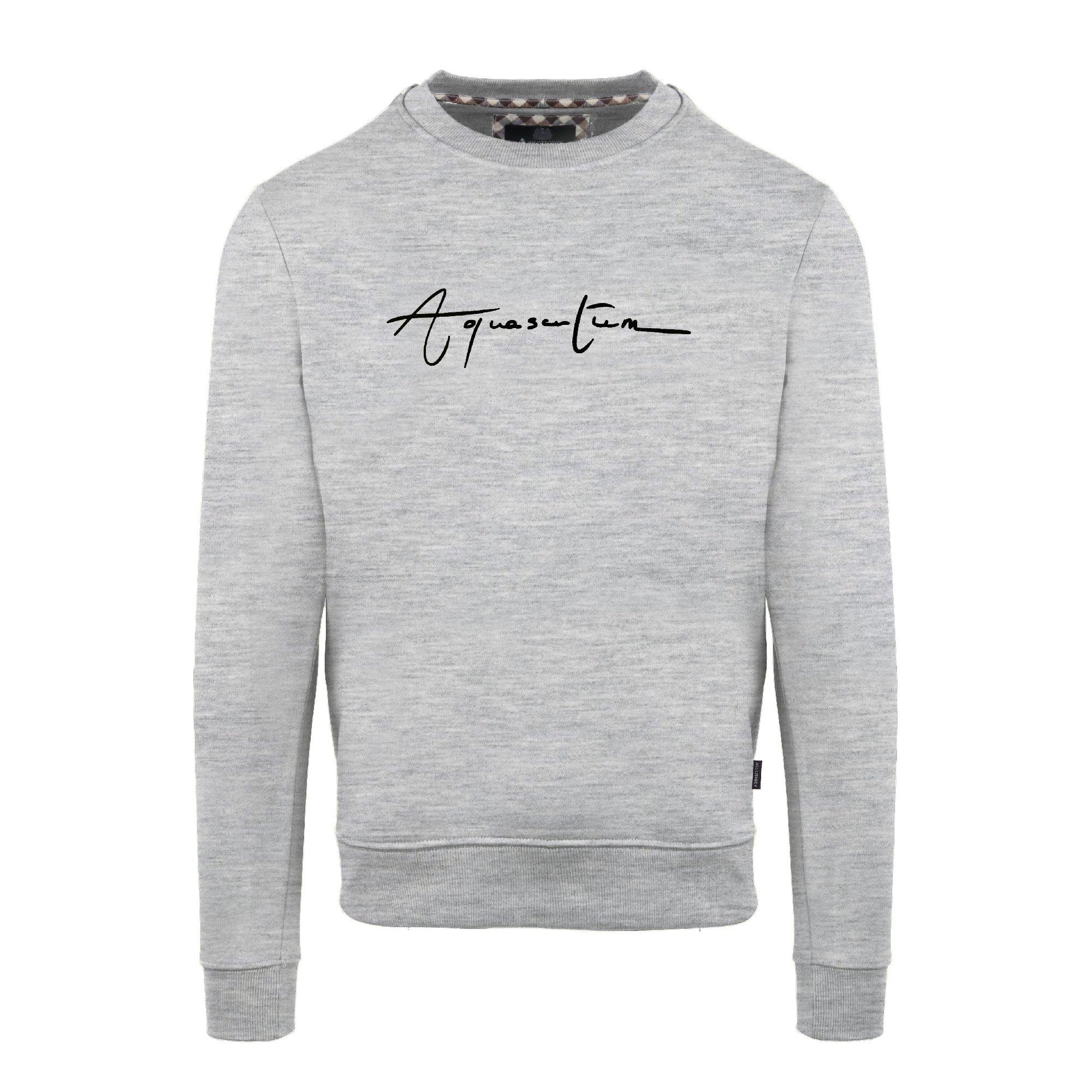 Aquascutum Men's Grey Roundnck