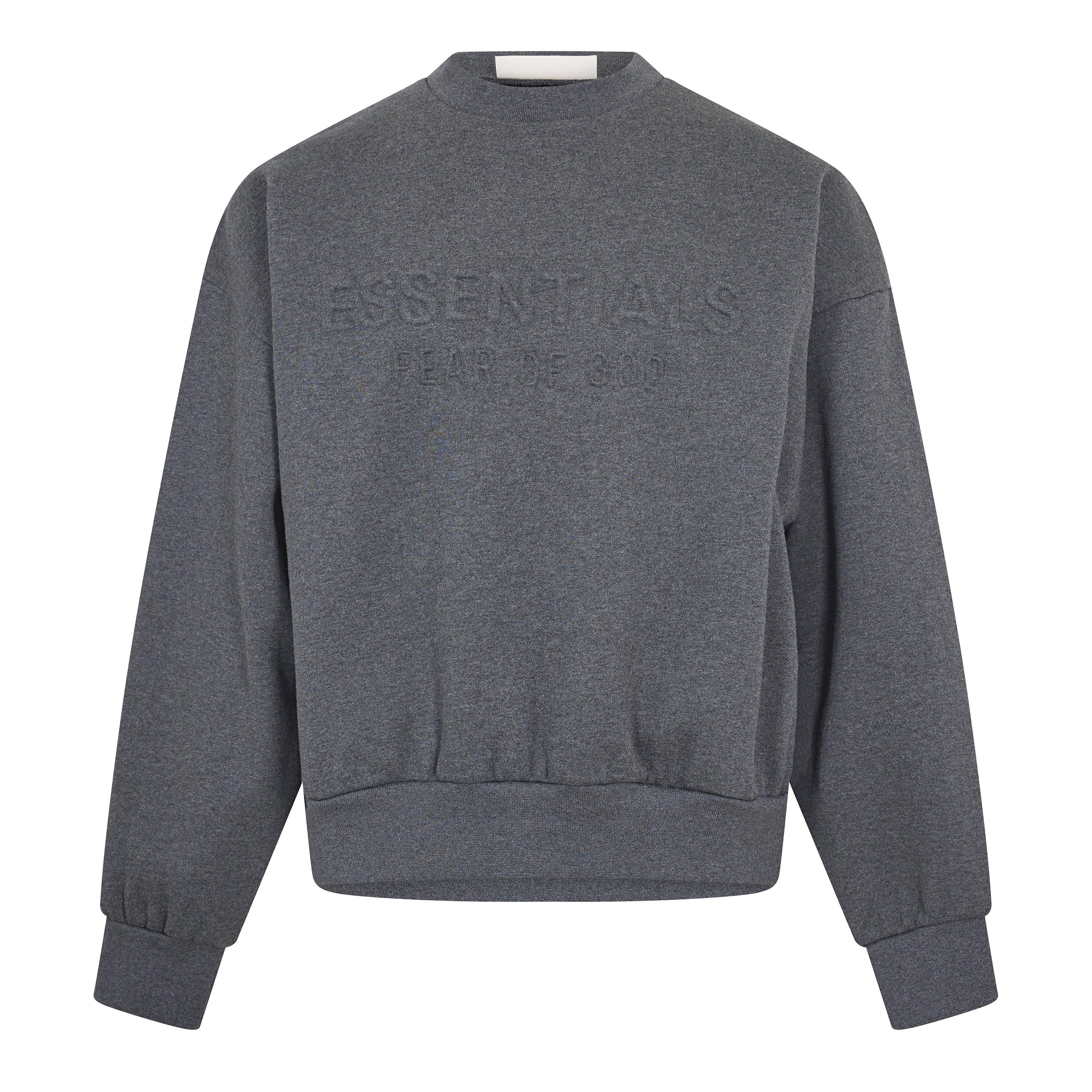 Charcoal Heath - Fear Of God Essentials - FGE Classic Crew Sn62 - 1