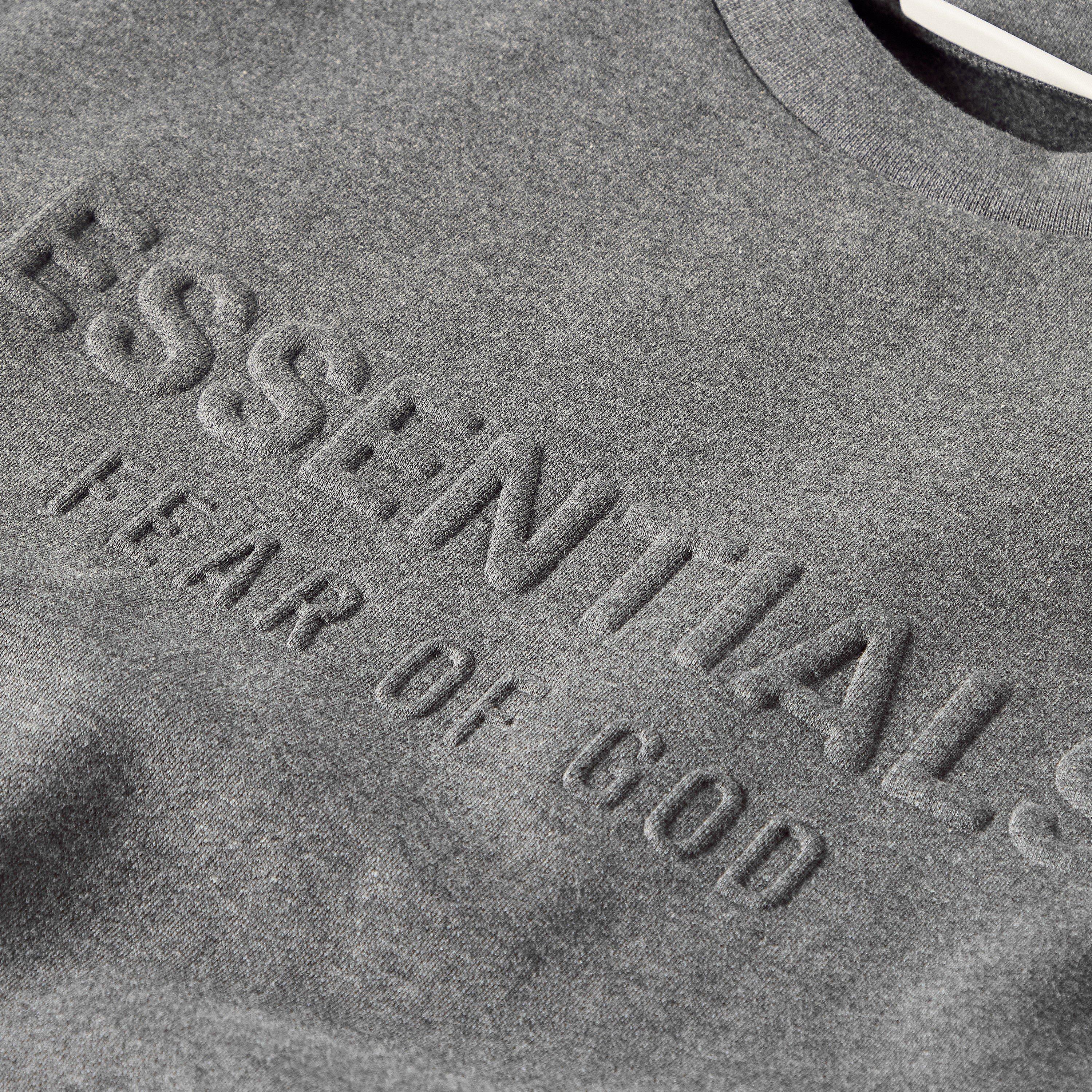 Charcoal Heath - Fear Of God Essentials - FGE Classic Crew Sn62 - 3