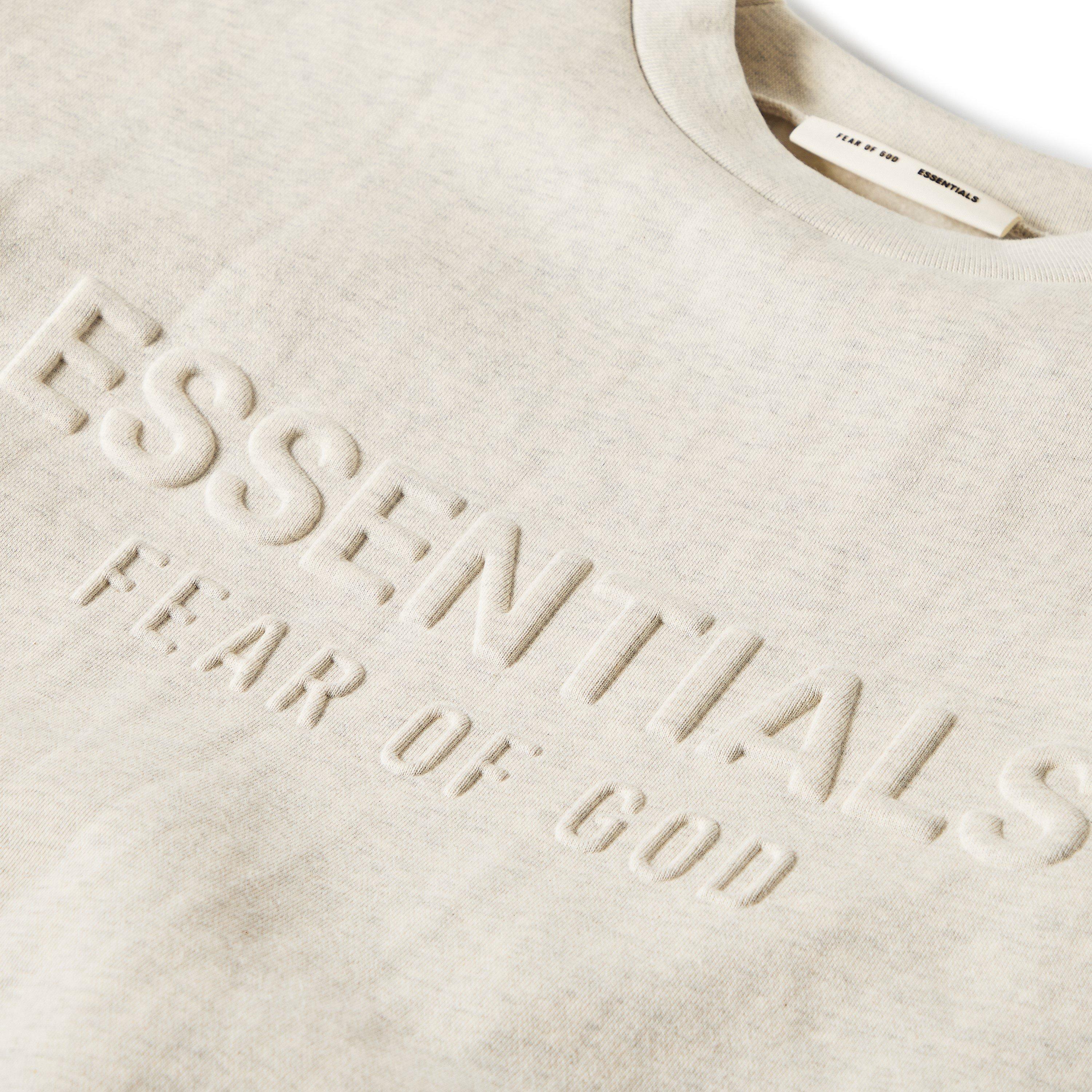 Oatmeal Heath - Fear Of God Essentials - Men's Crew Sweatshirt - 5