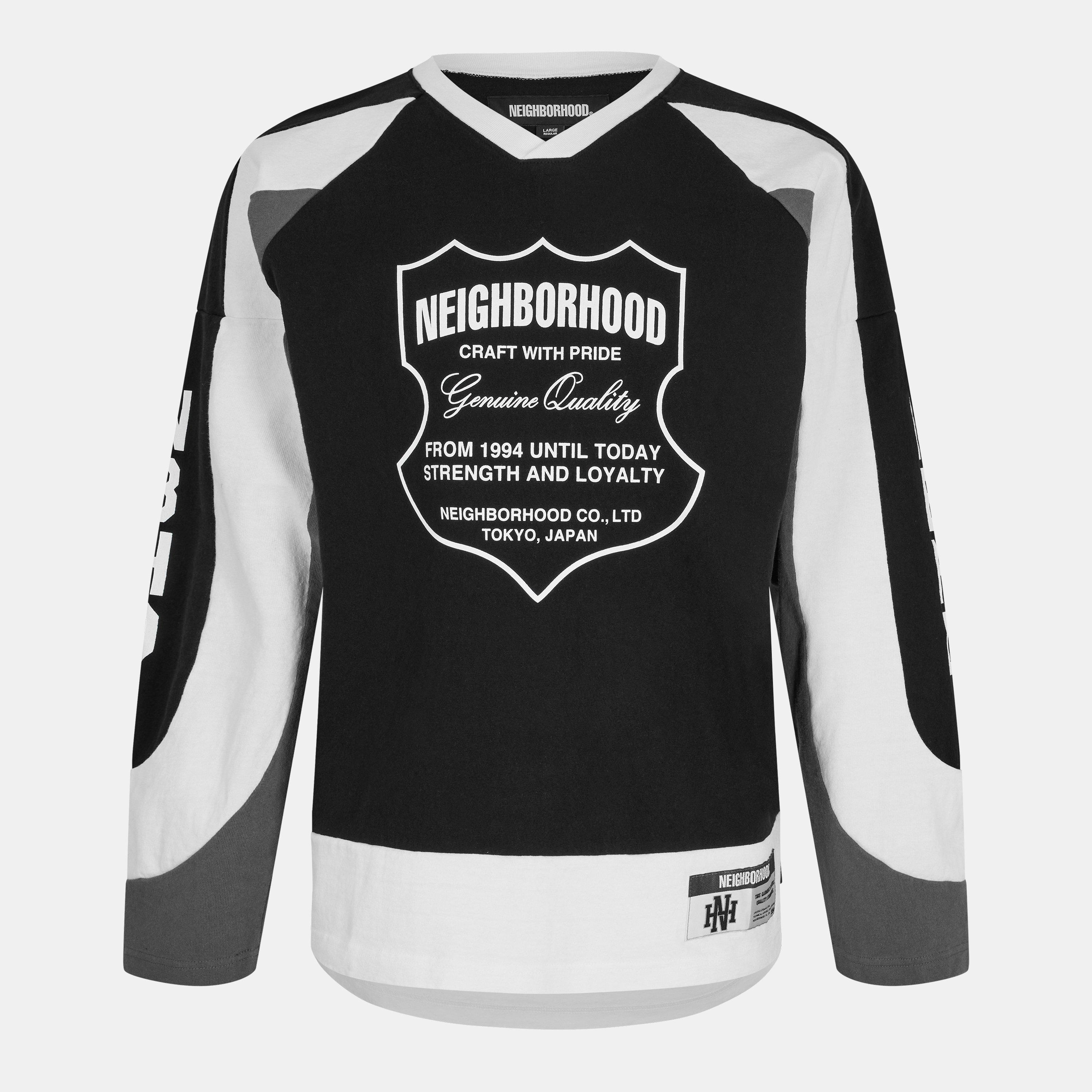Black - Neighborhood - Men's NBRHD Hockey Crew Sweatshirt - 1